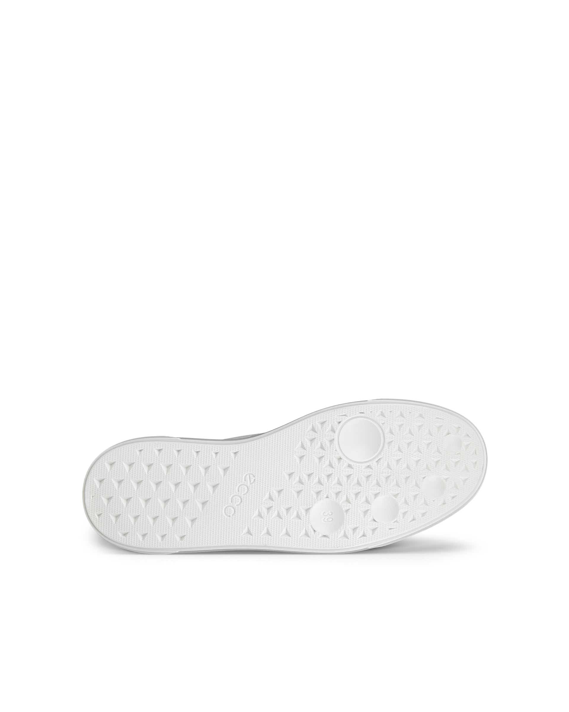 ECCO® Street Platform Dames leren sneaker - Wit - Sole