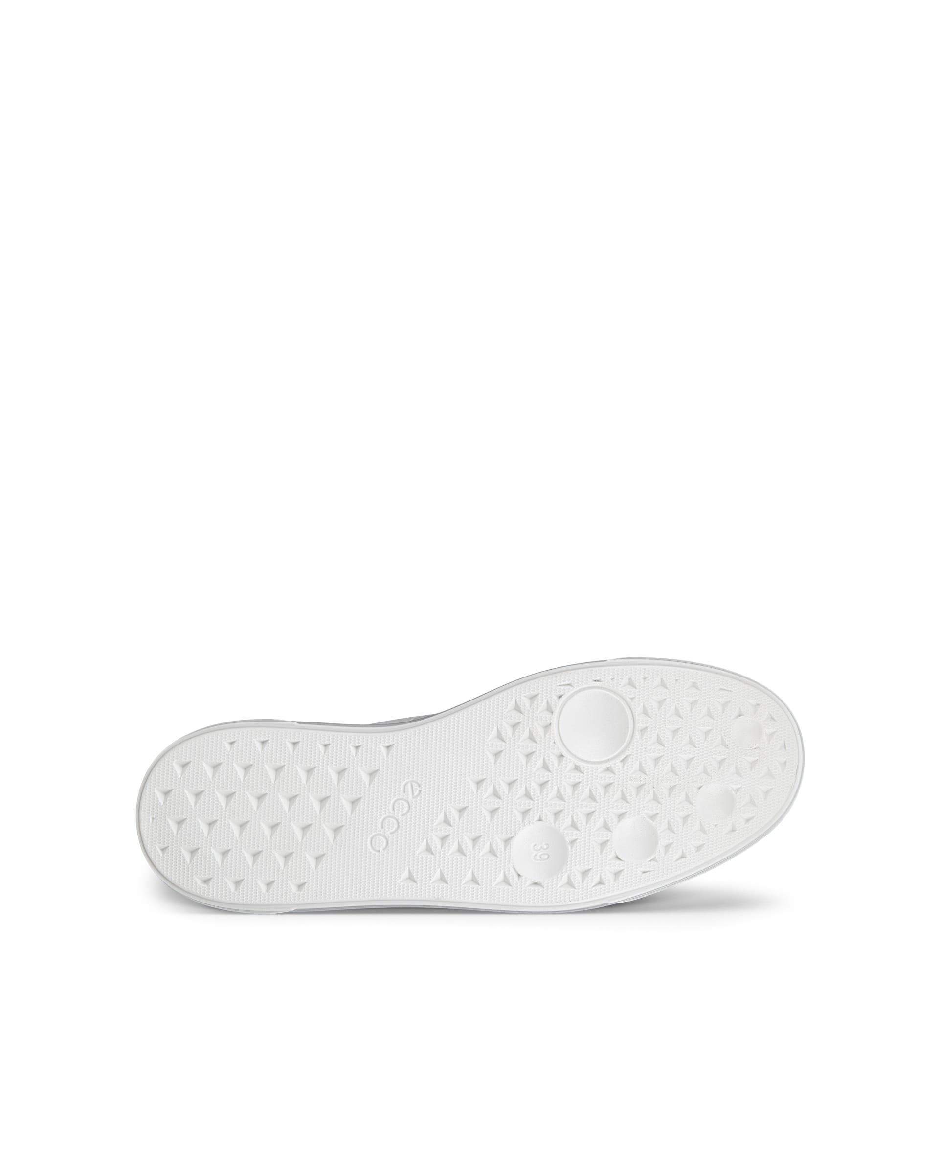 ECCO® Street Platform Dames leren sneaker - Wit - Sole