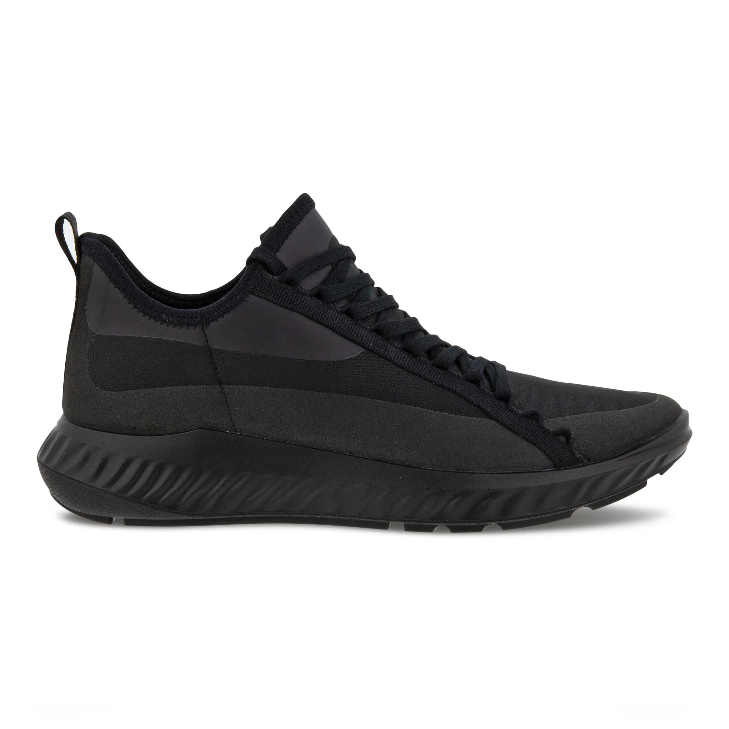 ECCO Men's Ath-1F Sneaker - Black - Outside