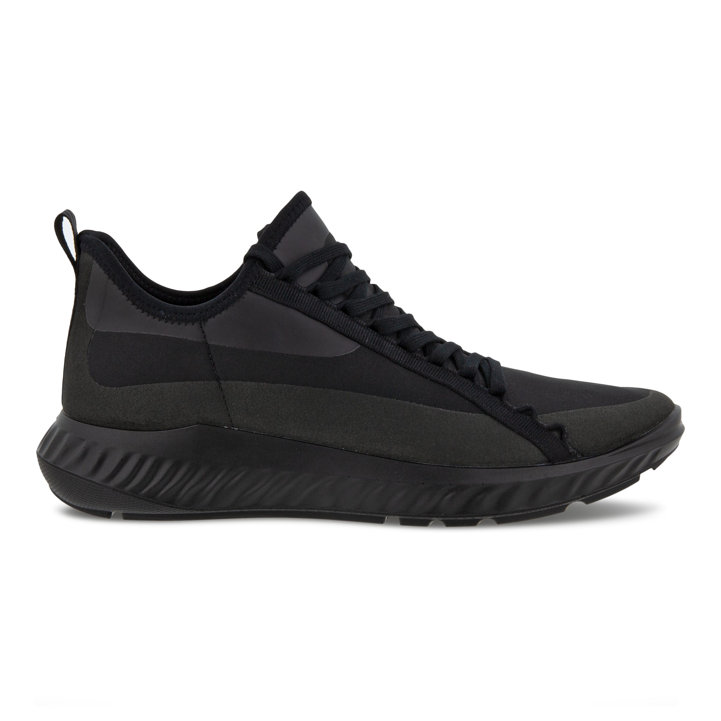 ECCO Men's Ath-1F Sneaker - Black - Outside
