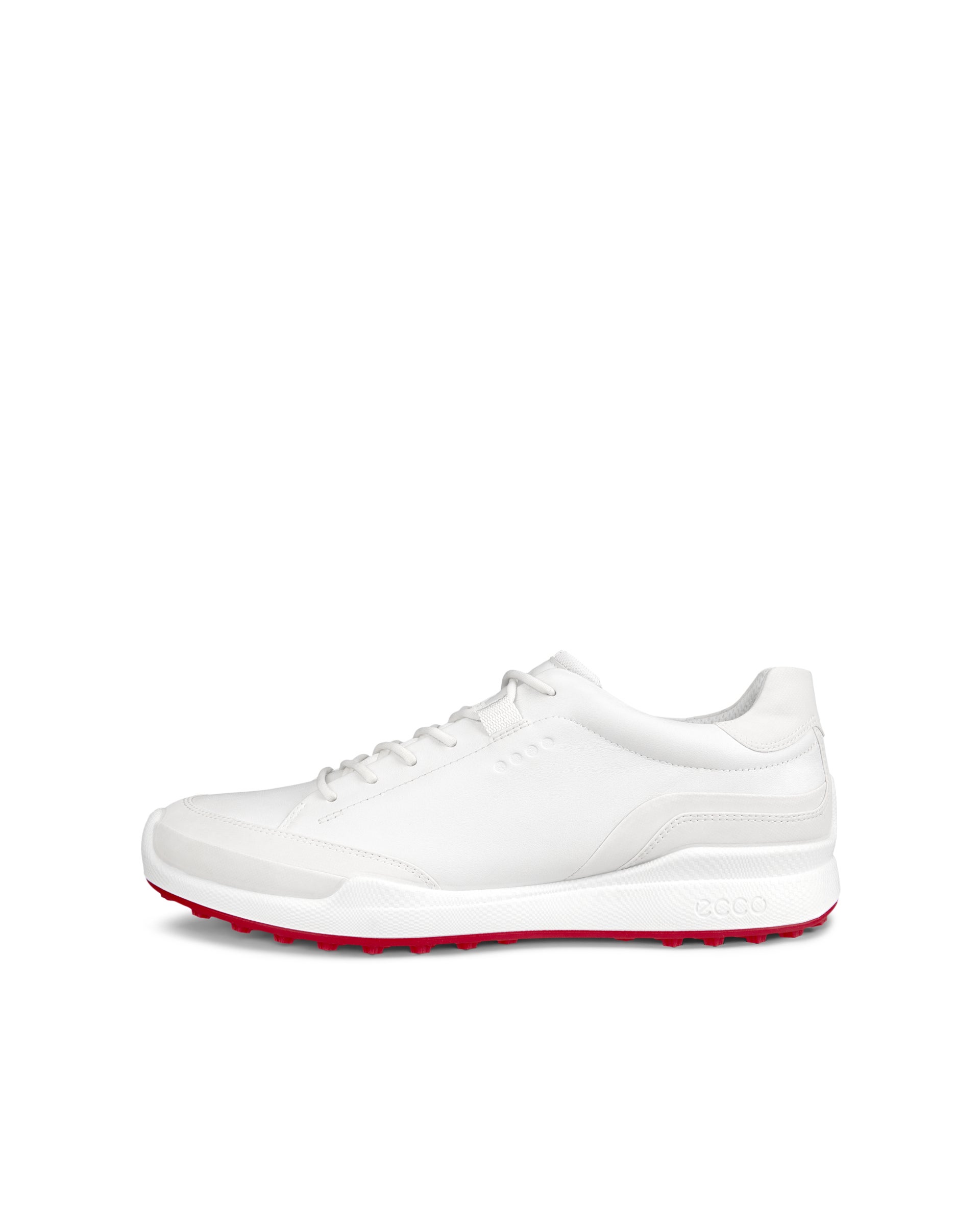 Men's ECCO® Golf Biom Hybrid Leather Golf Shoe - White - Outside