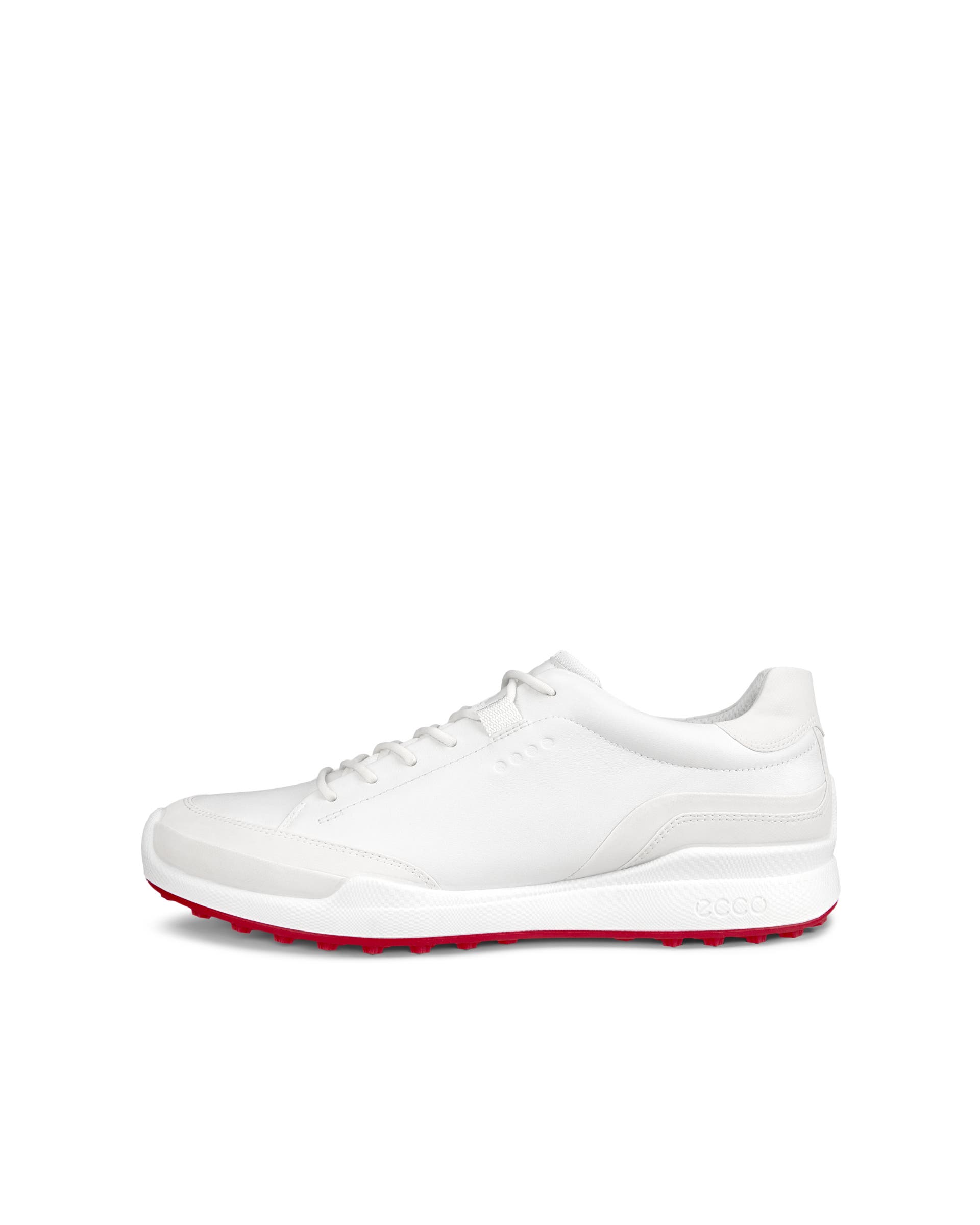 Men's ECCO® Golf Biom Hybrid Leather Golf Shoe - White - Outside
