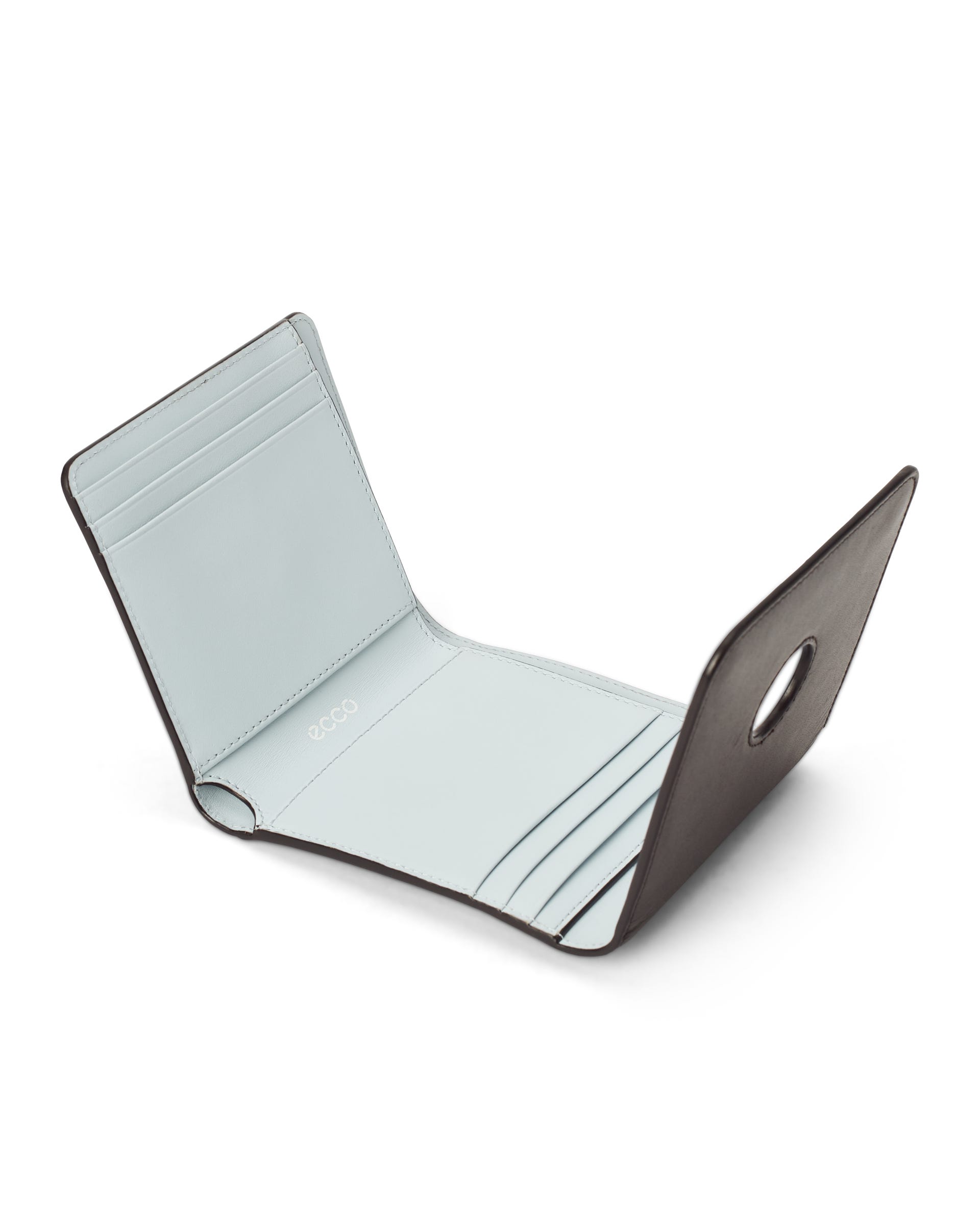 ECCO® WALLET E WAVE LOCK lille taske i læder til damer - Brun - Main