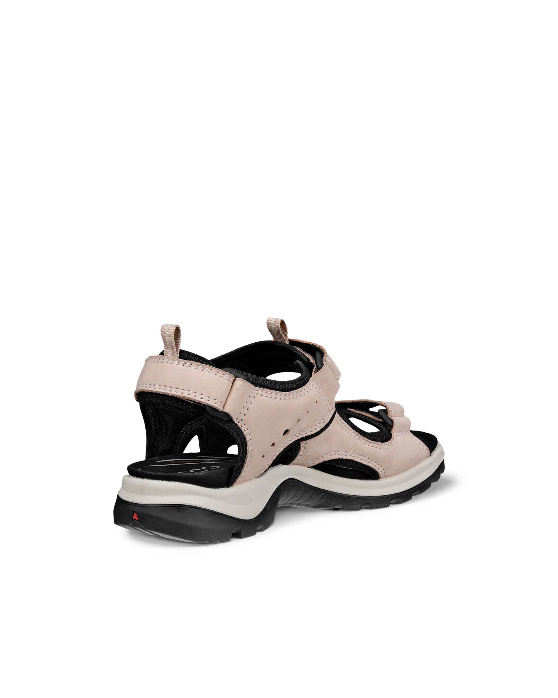 Women's ECCO® Offroad Nubuck Hiking Sandal - Pink - Back