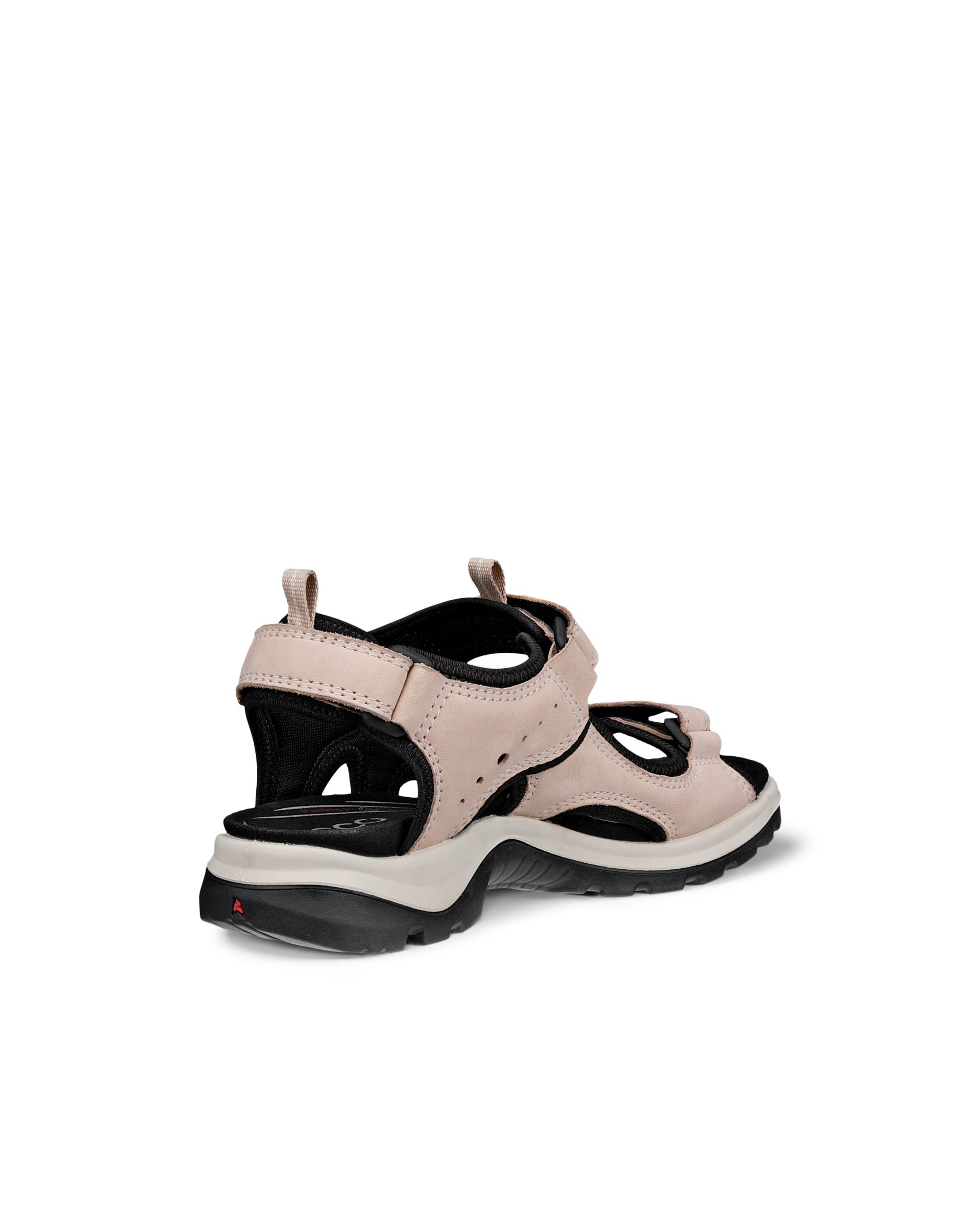 Women's ECCO® Offroad Nubuck Hiking Sandal - Pink - Back