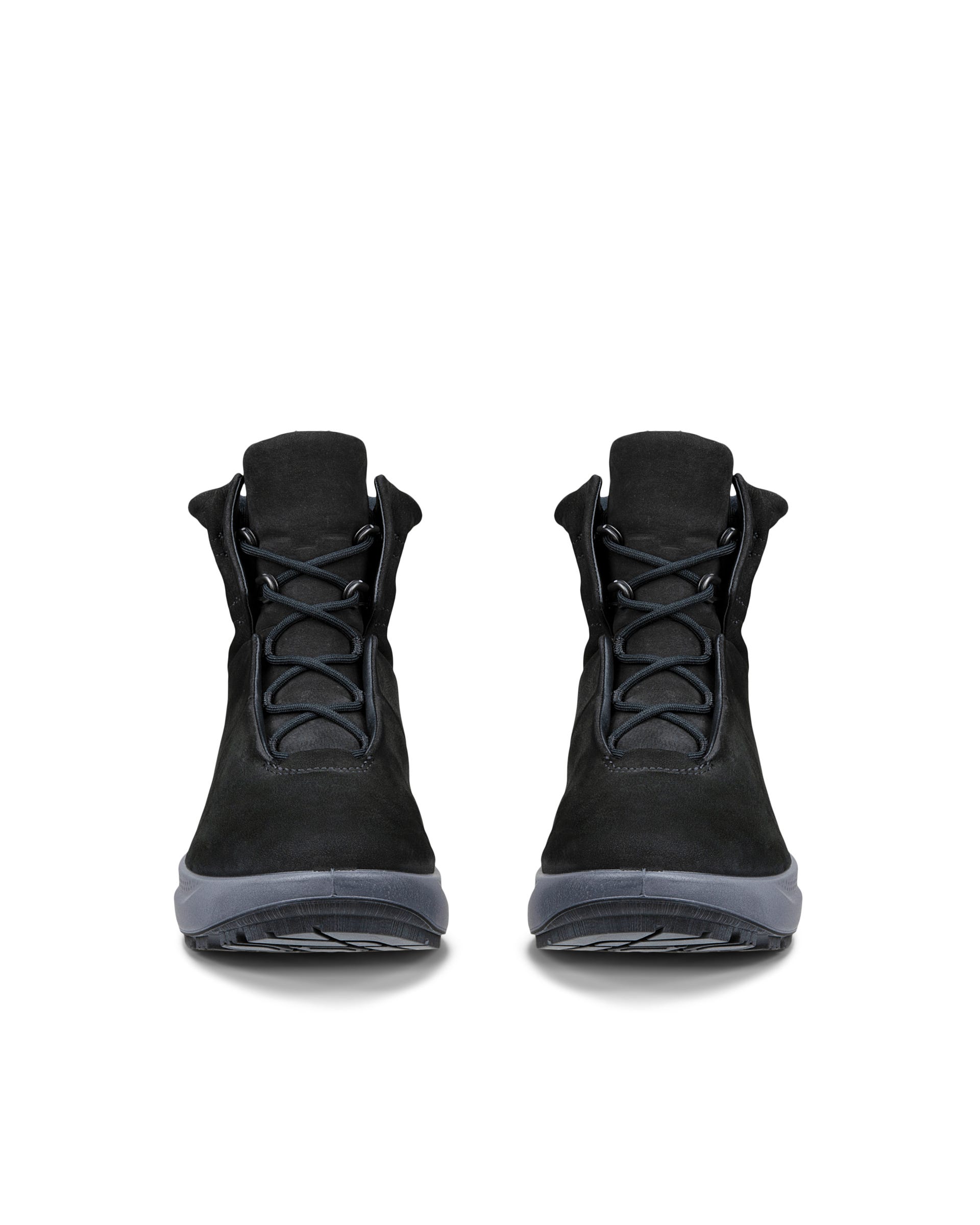 Botas caminhada meio cano Gore-Tex nobuck mulher ECCO® Solice - Preto - Outside