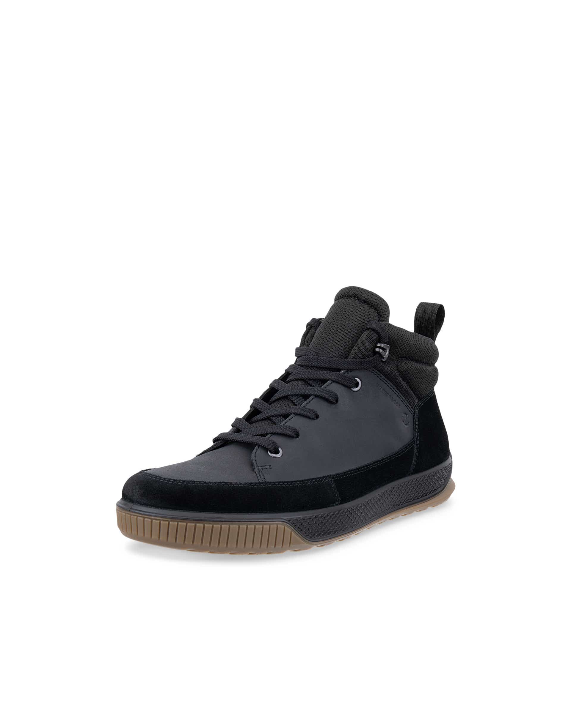 ECCO® BYPATH TRED bottines imperméable en nubuck pour homme - Noir - Main
