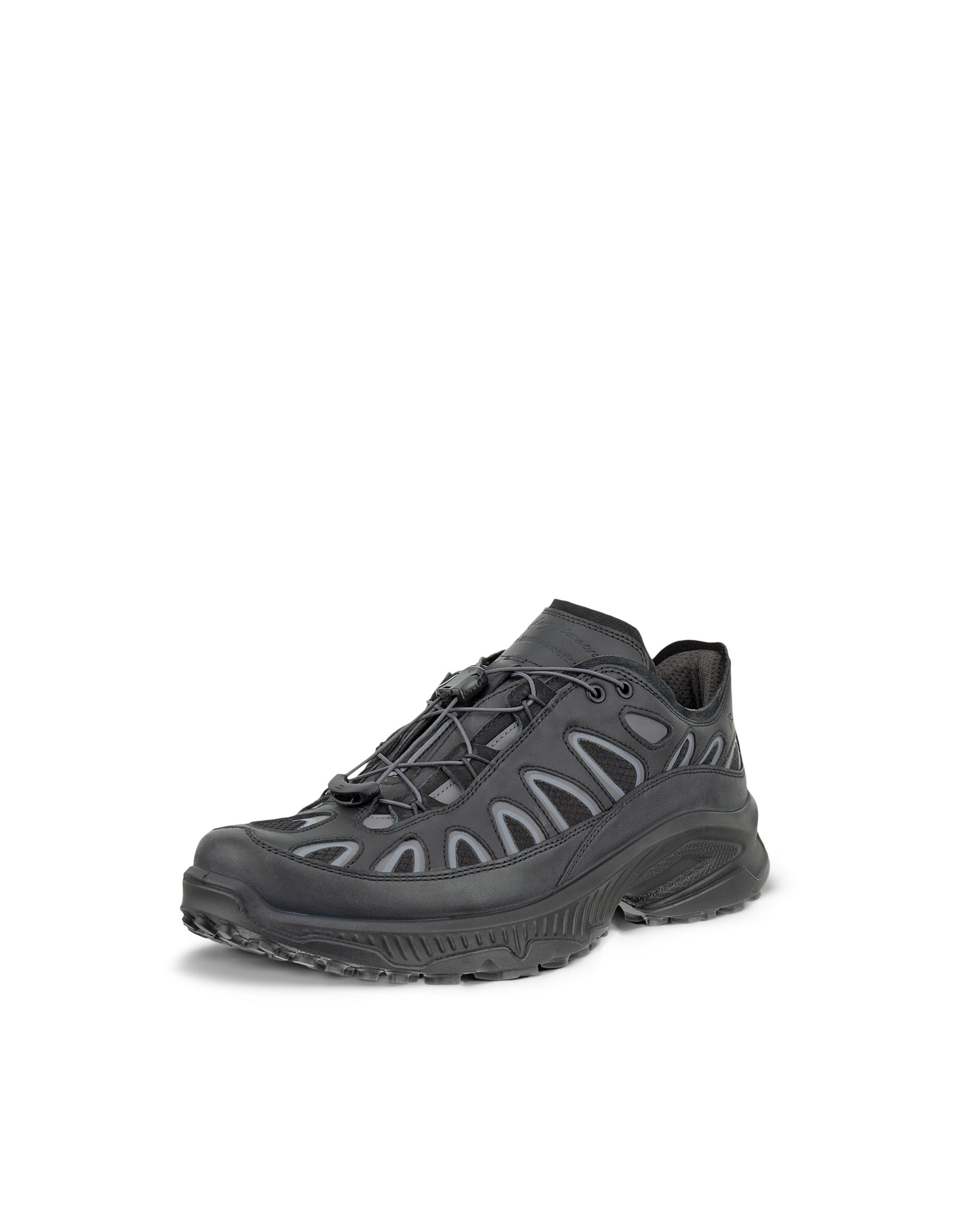 ECCO RECEPTOR XP WOMEN ウィメンズ レザーシューズ - ブラック - Outside