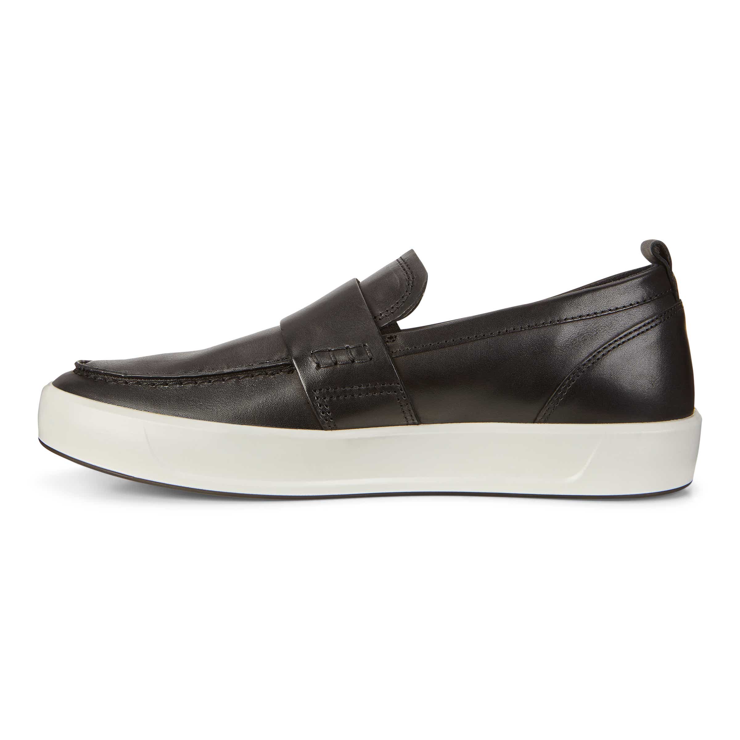 ECCO Mens Soft 8 Loafer - Black - Inside