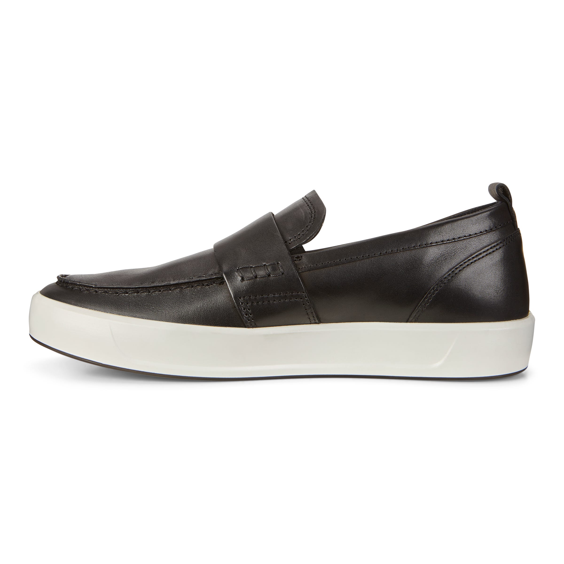 ECCO Mens Soft 8 Loafer - Black - Inside