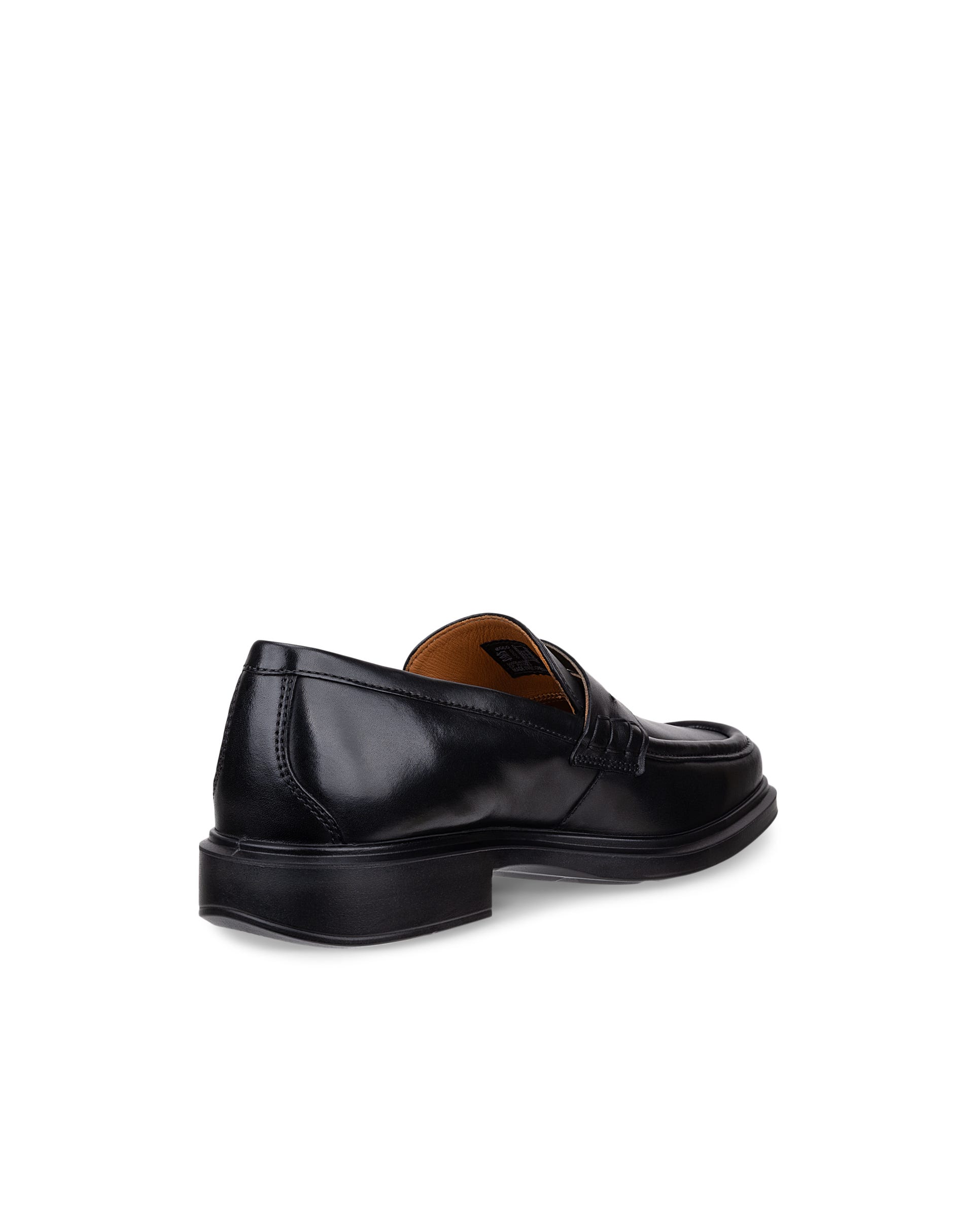 Men's ECCO® HELSINKI 2 Suede Penny Loafer - Black - Outside