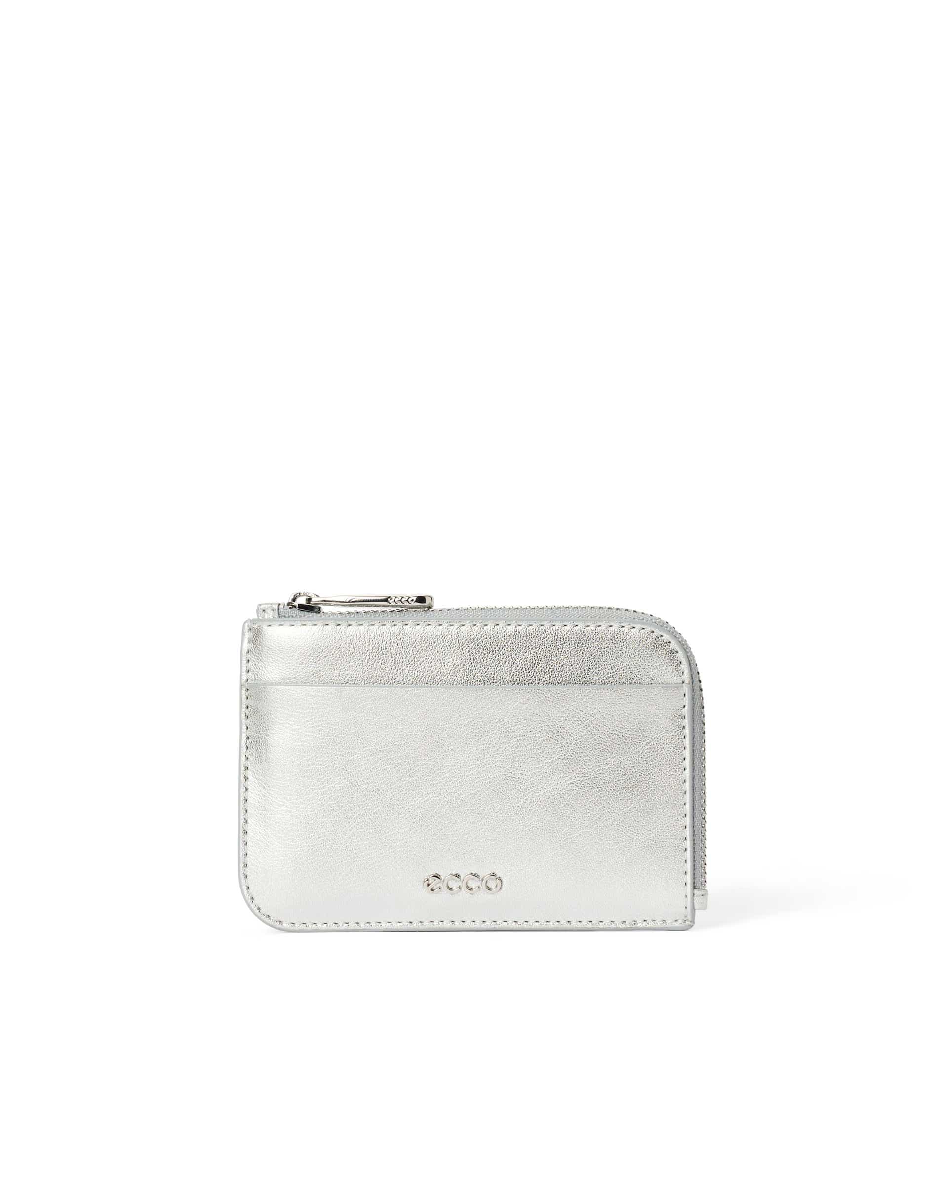 ECCO® CARD CASE ZIPPED odinis kortelių dėklas moterims - Sidabrinė - Main