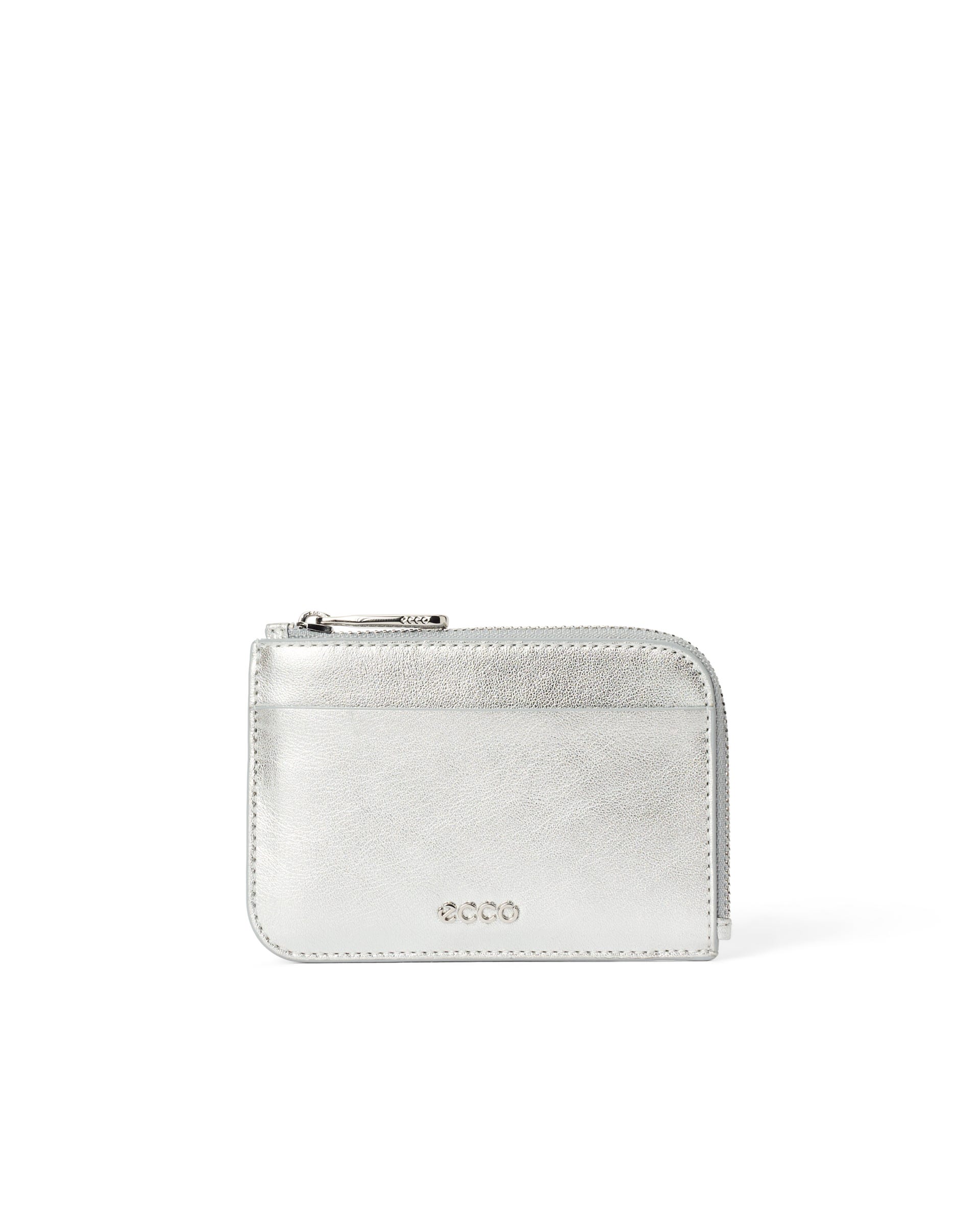 ECCO® CARD CASE ZIPPED odinis kortelių dėklas moterims - Sidabrinė - Main