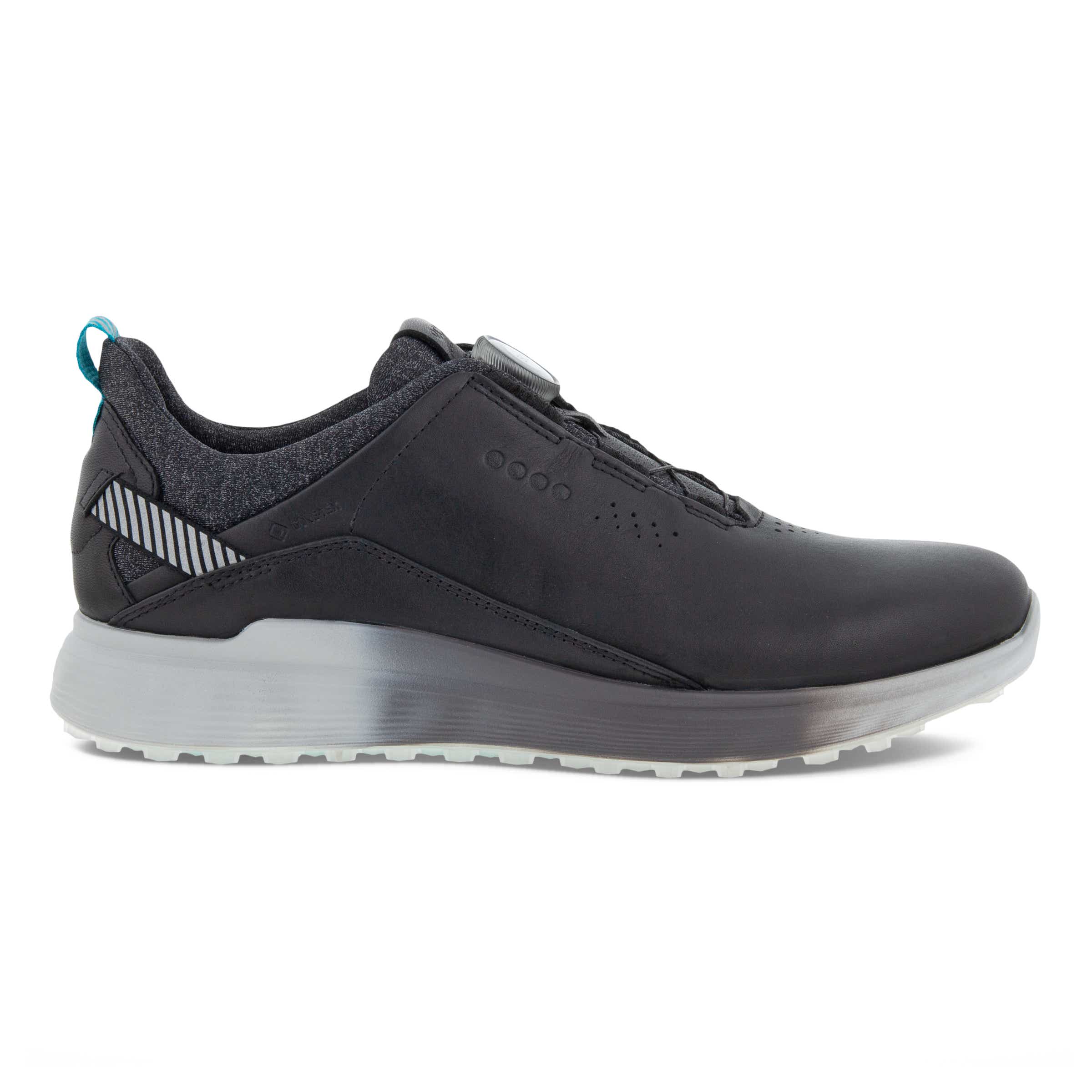 ECCO S-THREE BOA ブラック ECCO Golf S Three BOA メンズ レザーGore-Texゴルフシューズ