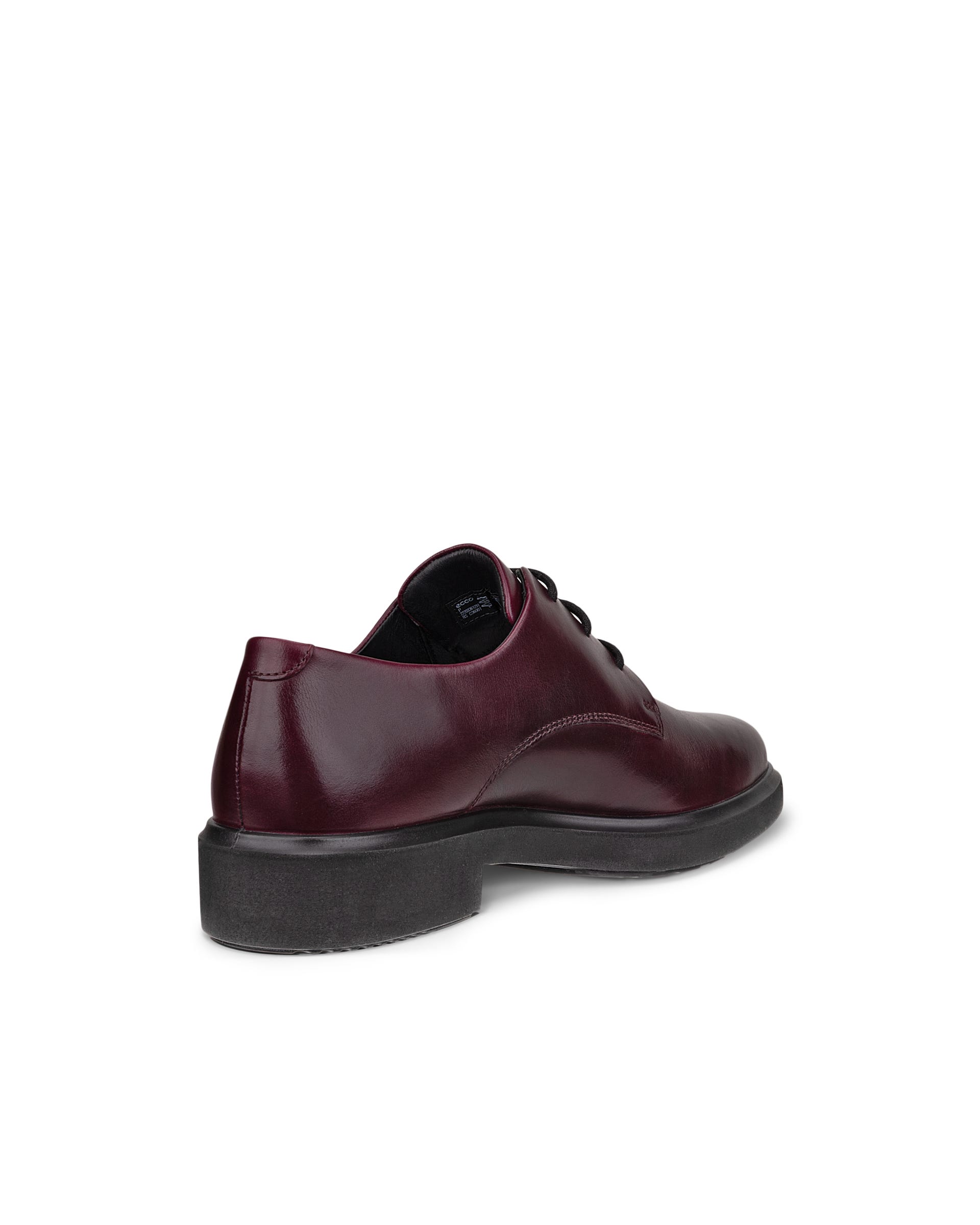 Women's ECCO® METROPOLE AMSTERDAM Leather Derby Shoe - Red - Back