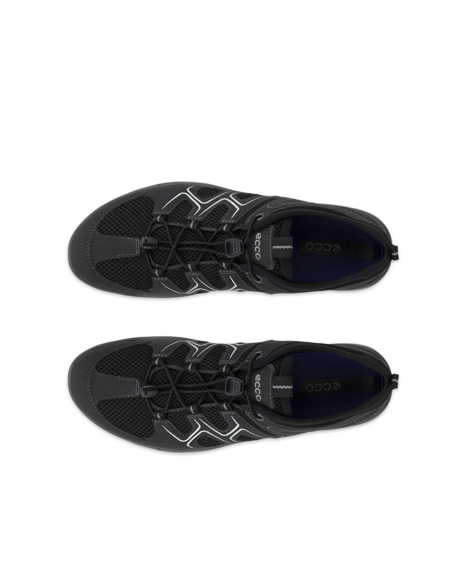 ECCO® Terracruise LT chaussures en cuir de plein air pour femme - Noir - Top left pair