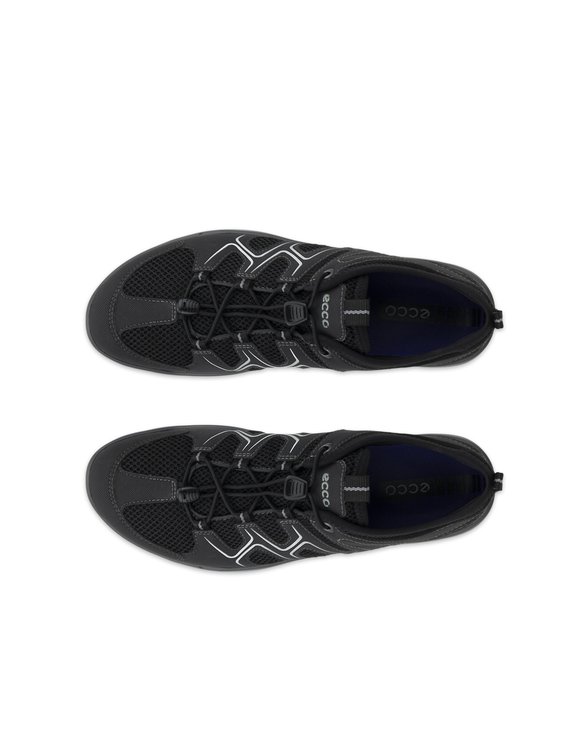 ECCO® Terracruise LT chaussures en cuir de plein air pour femme - Noir - Top left pair