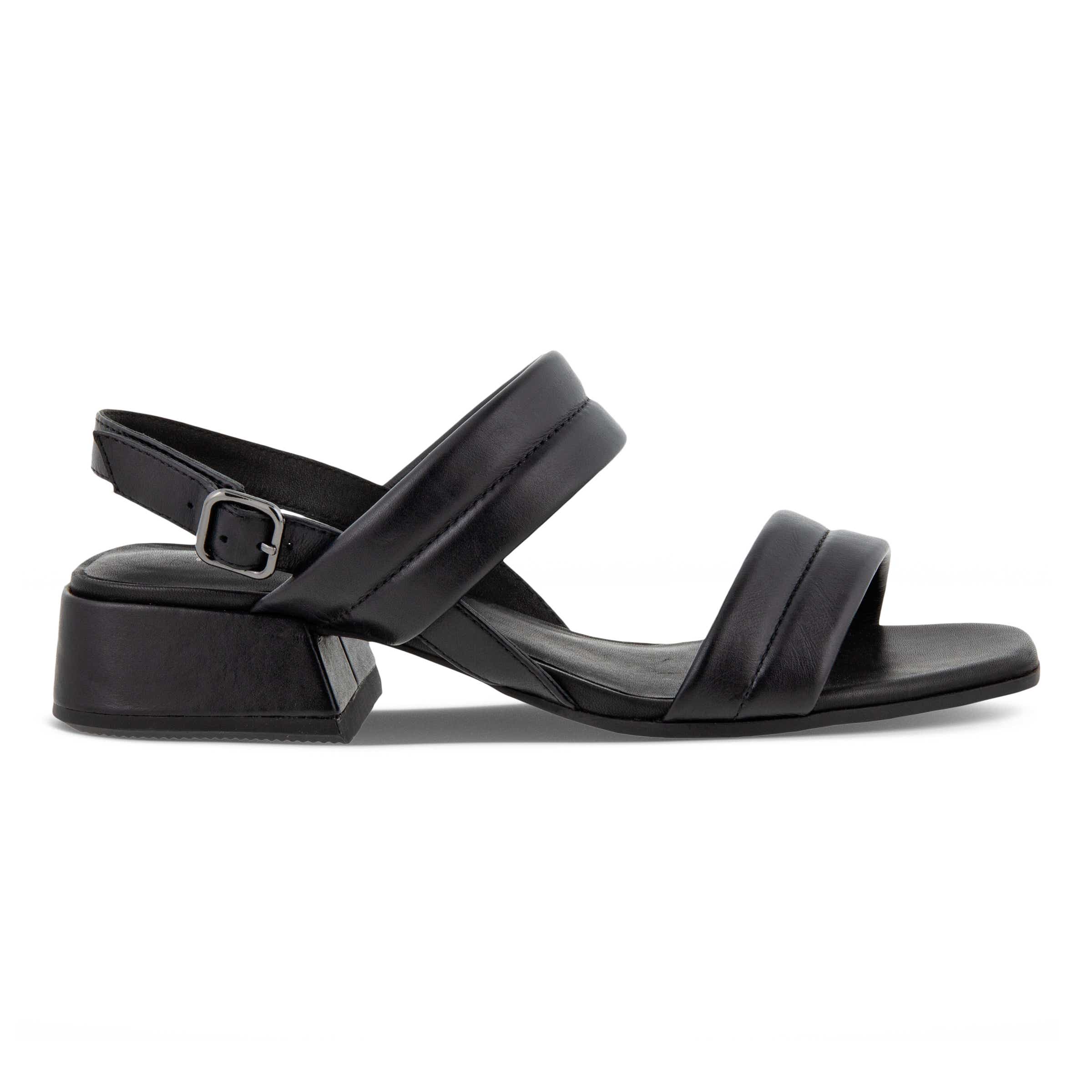 ECCO Women's Elevate Sandals - Black - Outside