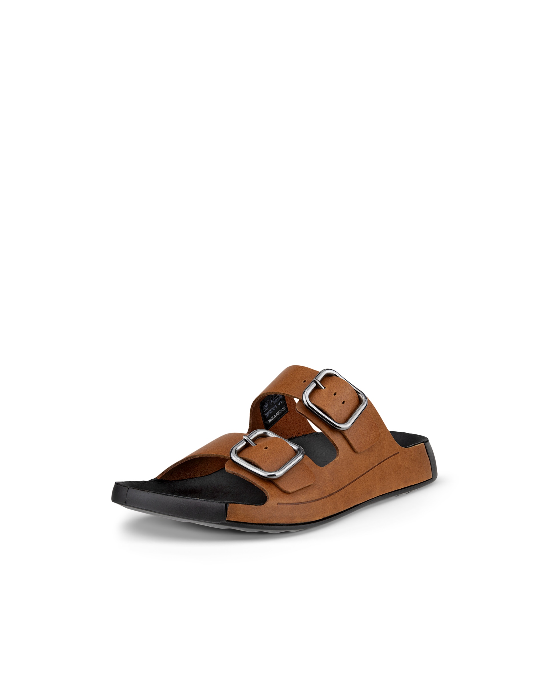 ECCO Men's Cozmo 2 Leather Sandals - Brown - Main
