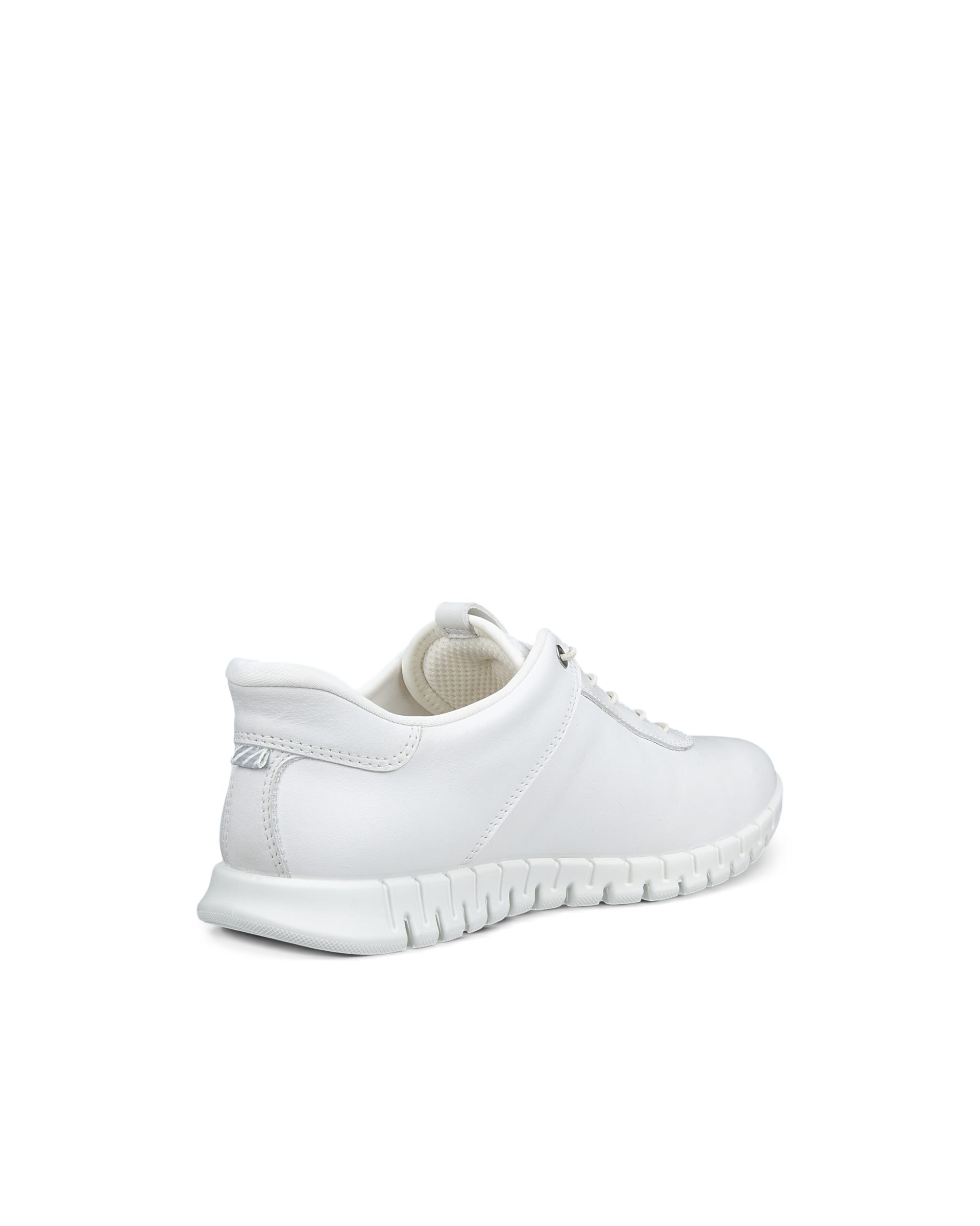 ECCO® GRUUV LITE Damen Lederschnürschuh - Weiss - Back