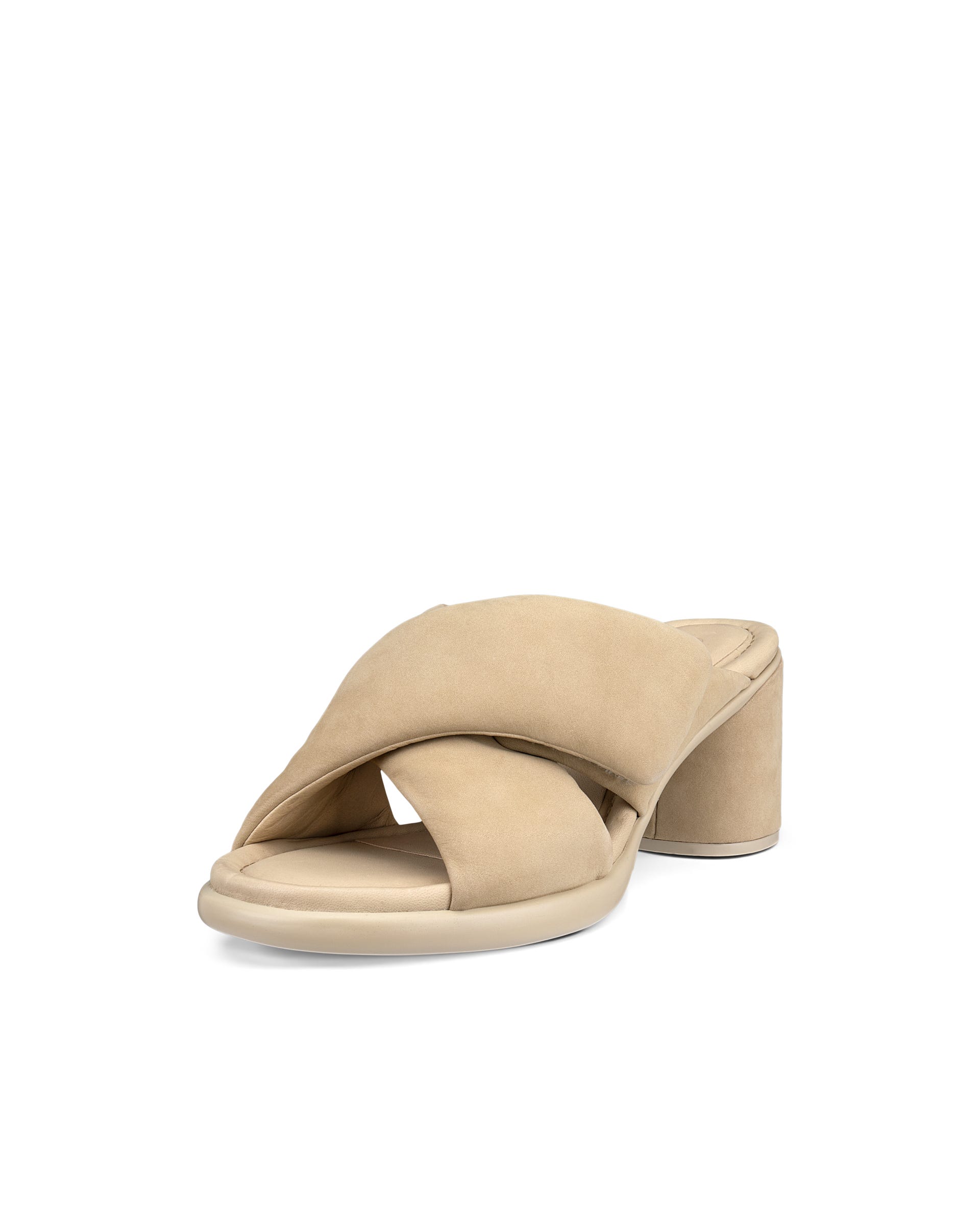 ECCO Sculpted LX 55 ウィメンズ レザーヒールサンダル - ブラウン - Main