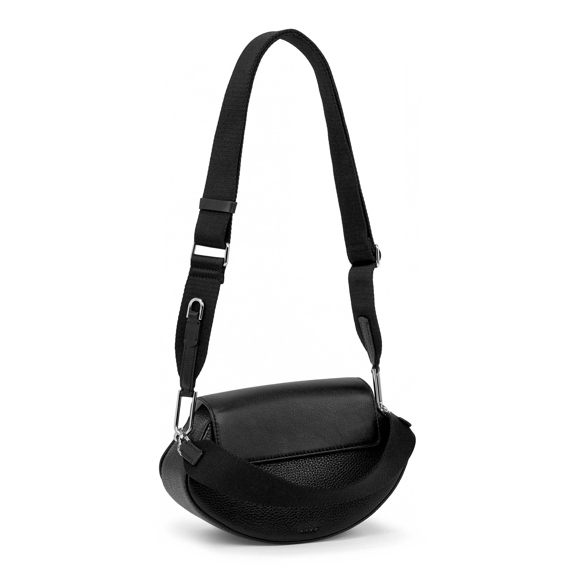 ECCO® Weeble Leather Crossbody Bag | Black ECCO® Weeble Leather Crossbody Bag | Black