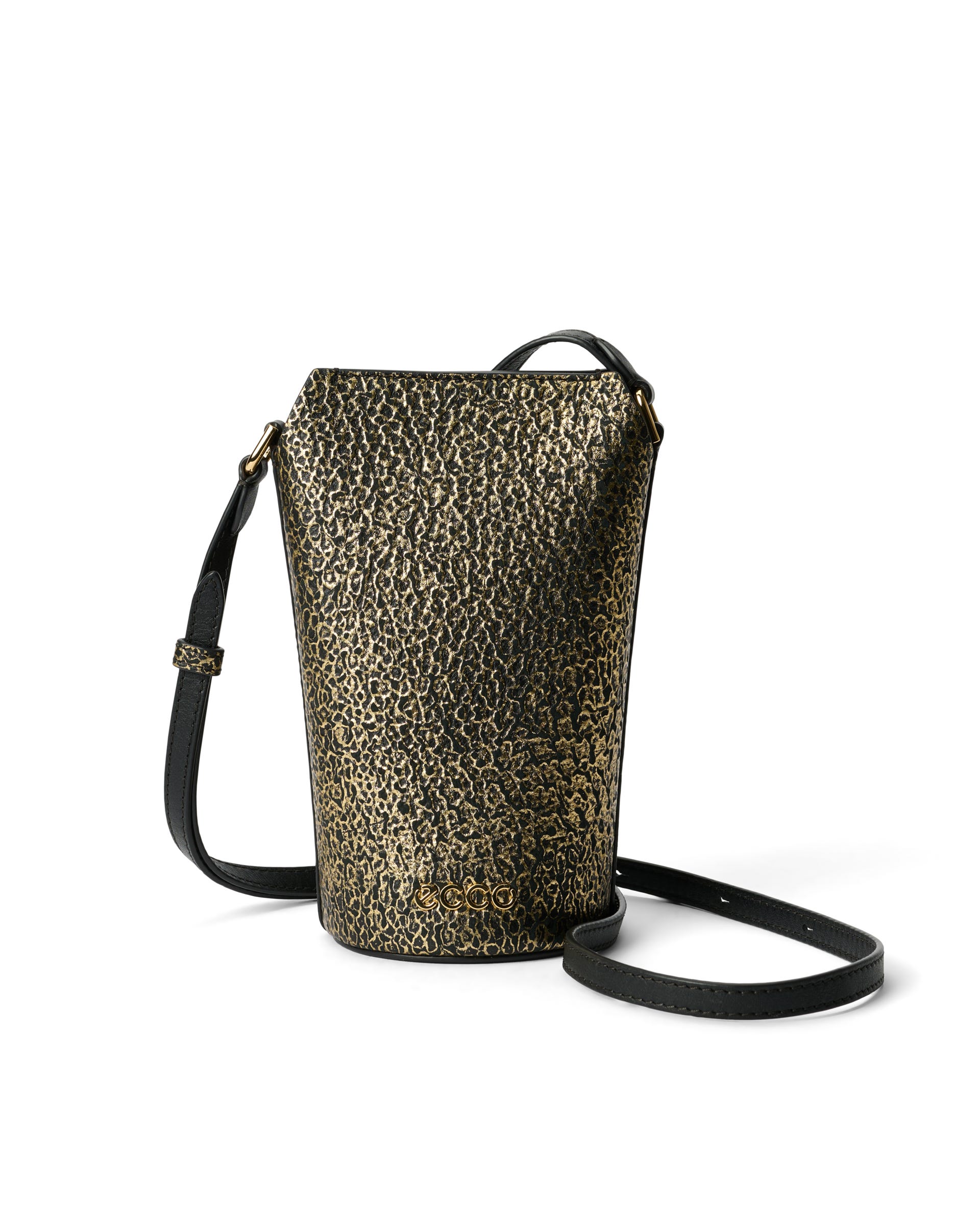 ECCO® Pot Leather Crossbody Bag - Black - Main