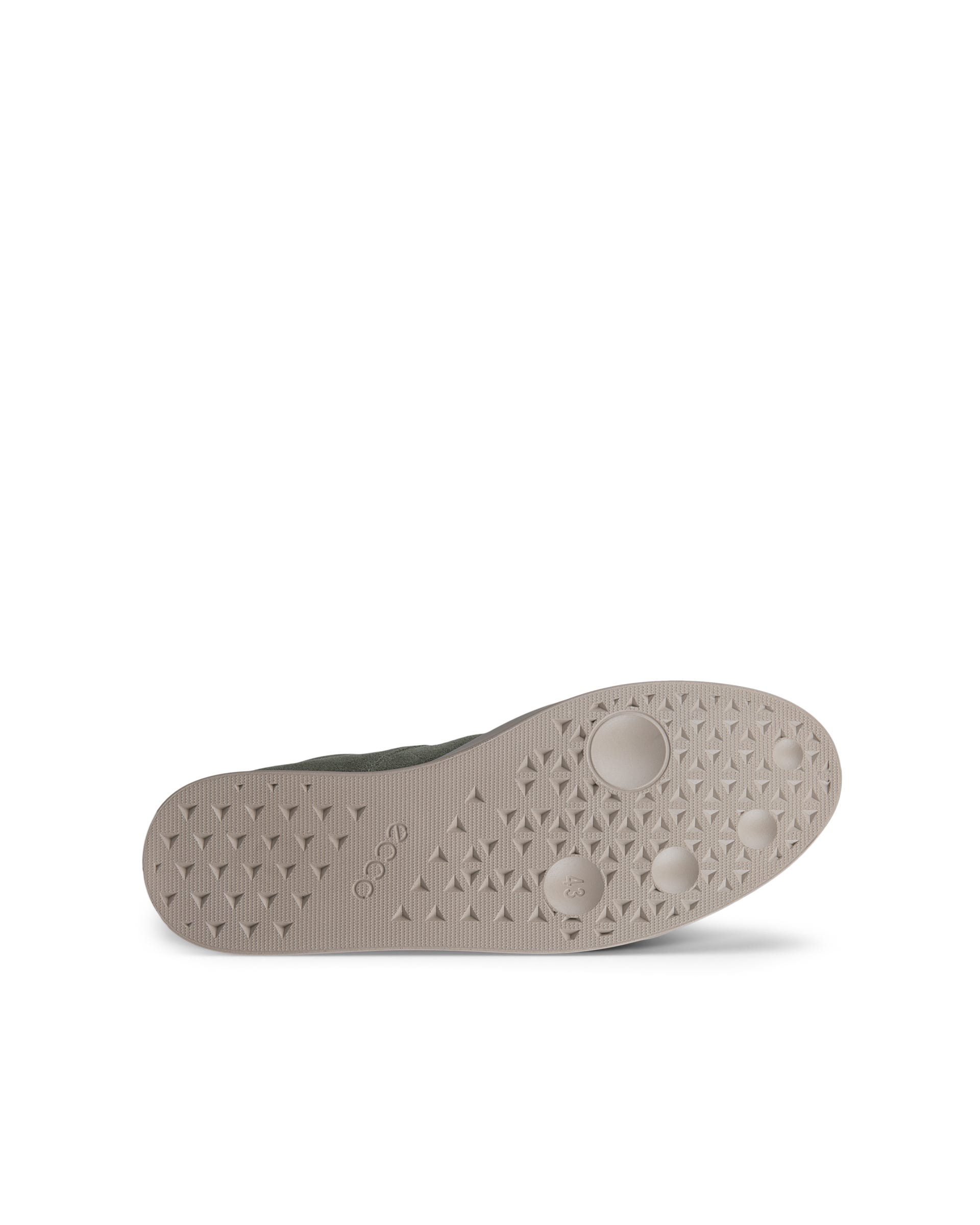 ECCO® STREET LITE herre sneakers semsket skinn - Grønn - Sole
