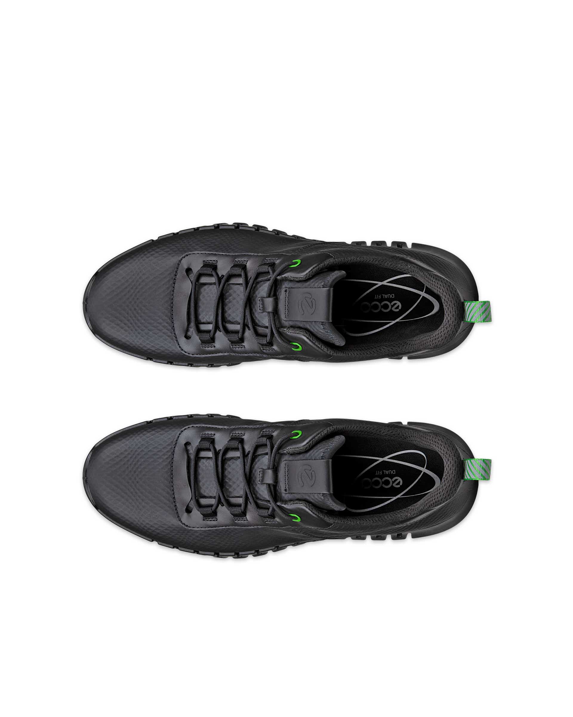 Pánské kožené tenisky ECCO® Gruuv - Černá - Top left pair