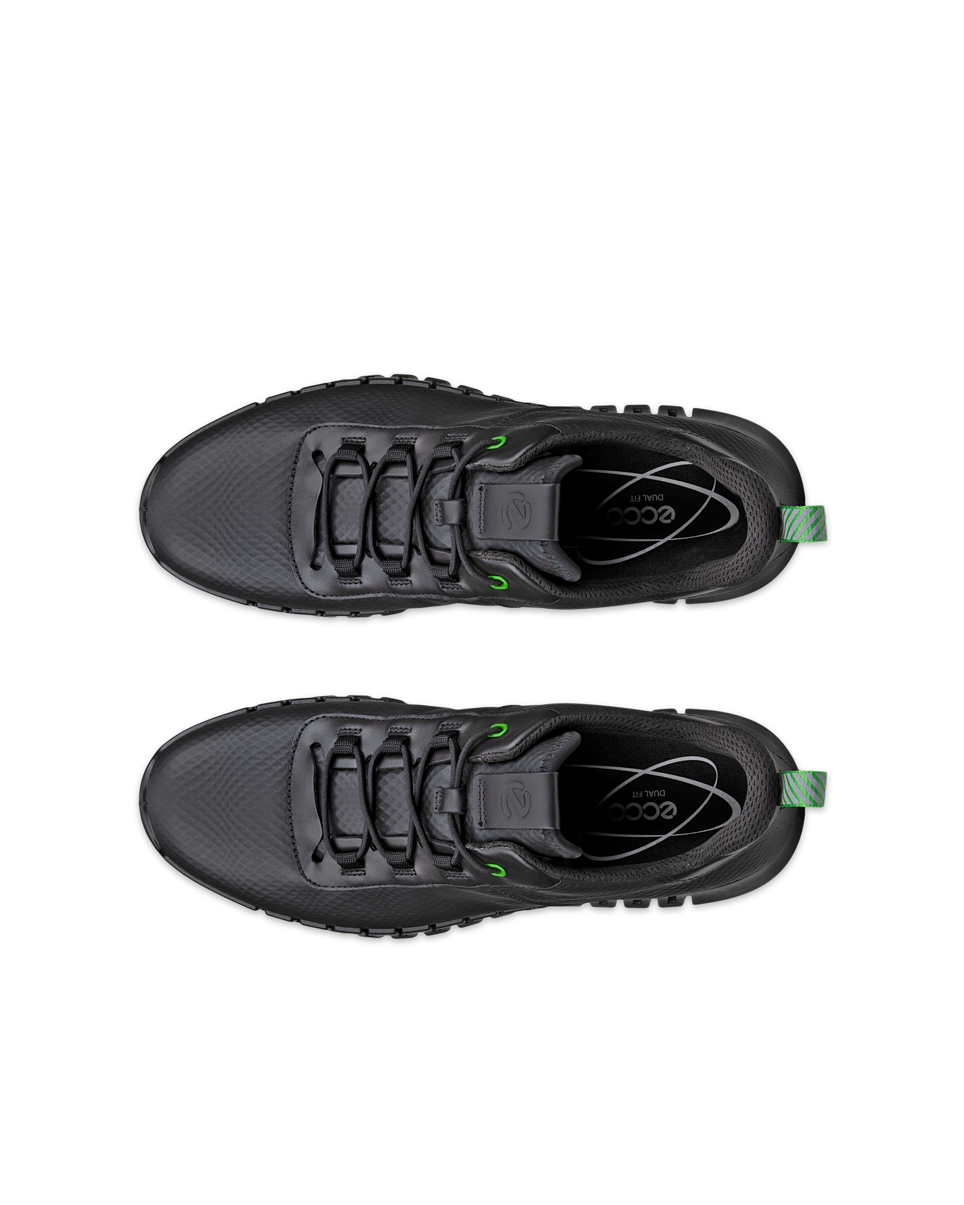 Pánské kožené tenisky ECCO® Gruuv - Černá - Top left pair