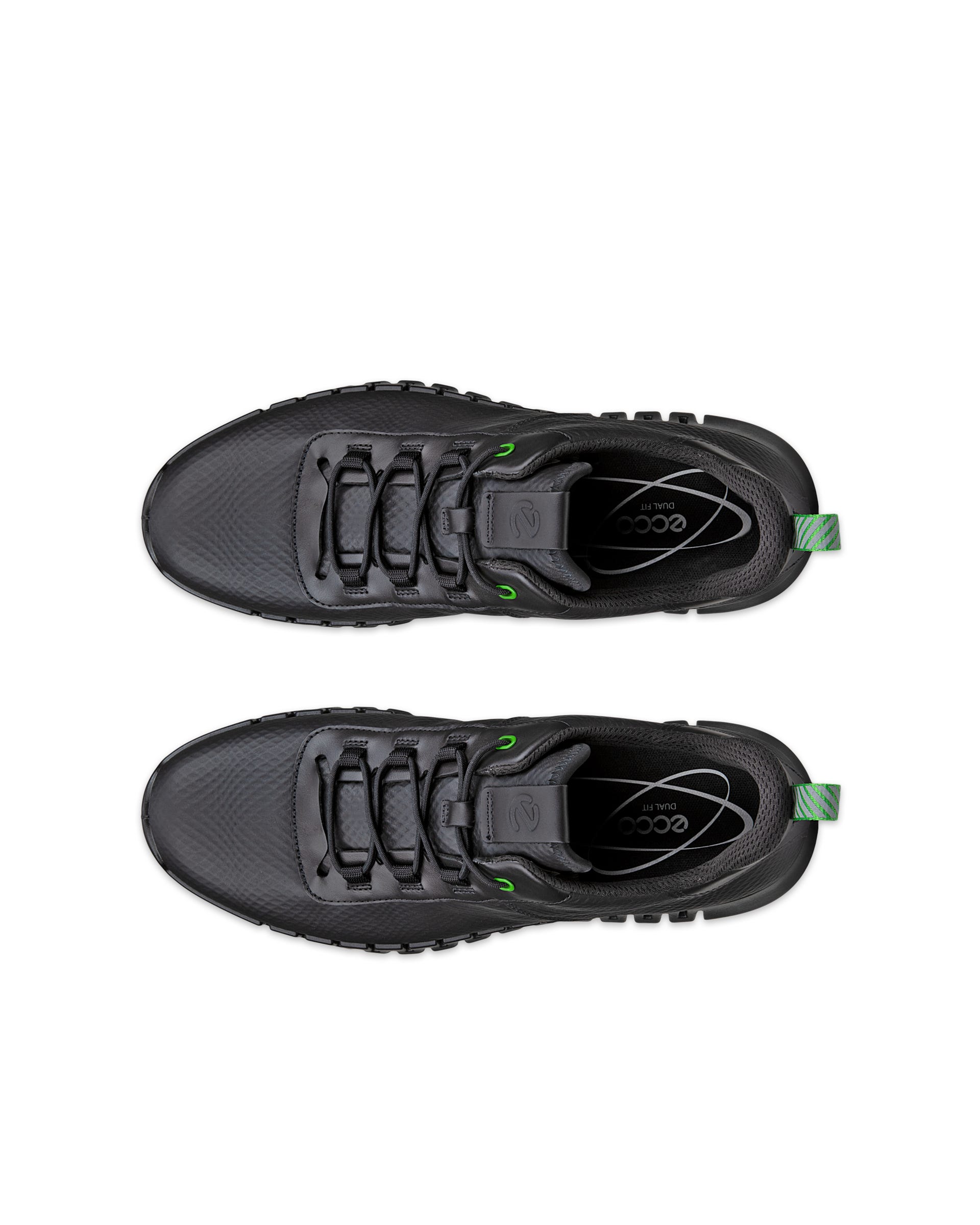 ECCO Men's Gruuv Shoe - Black - Top left pair