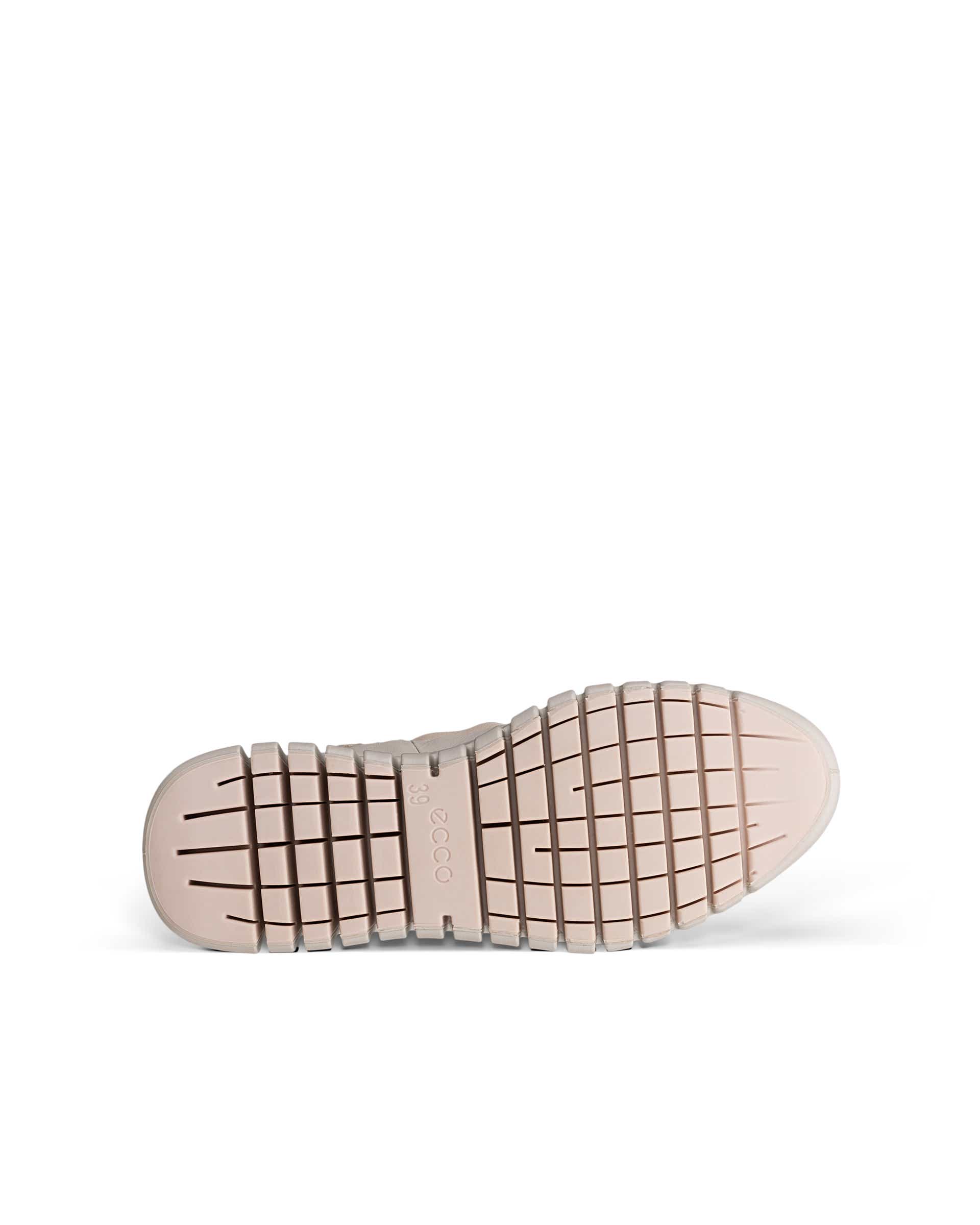 ECCO® Gruuv Dames halfhoge leren laars - Beige - Sole