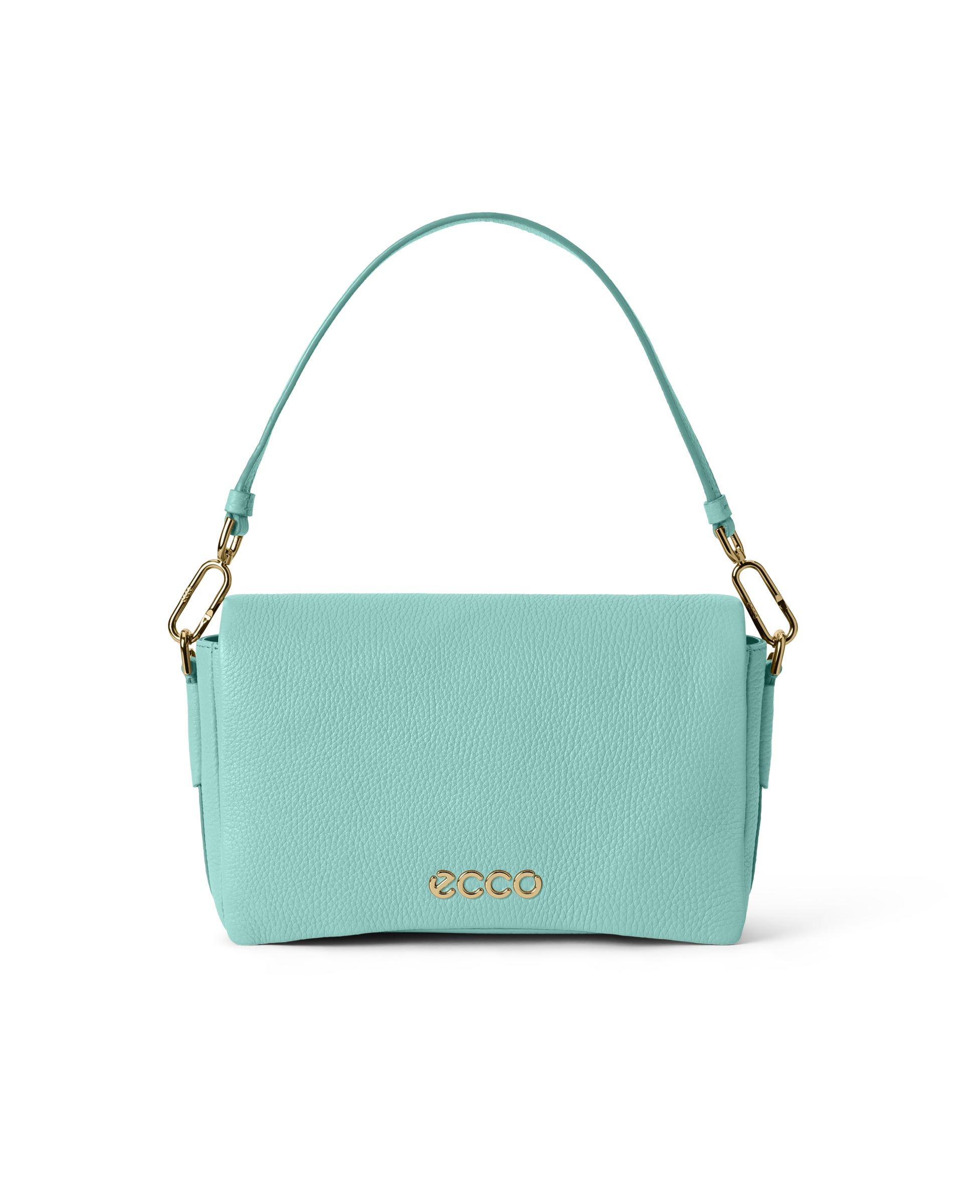 ECCO® Pinch Soft Pebbled Leather Large Crossbody Bag - Blue - Main
