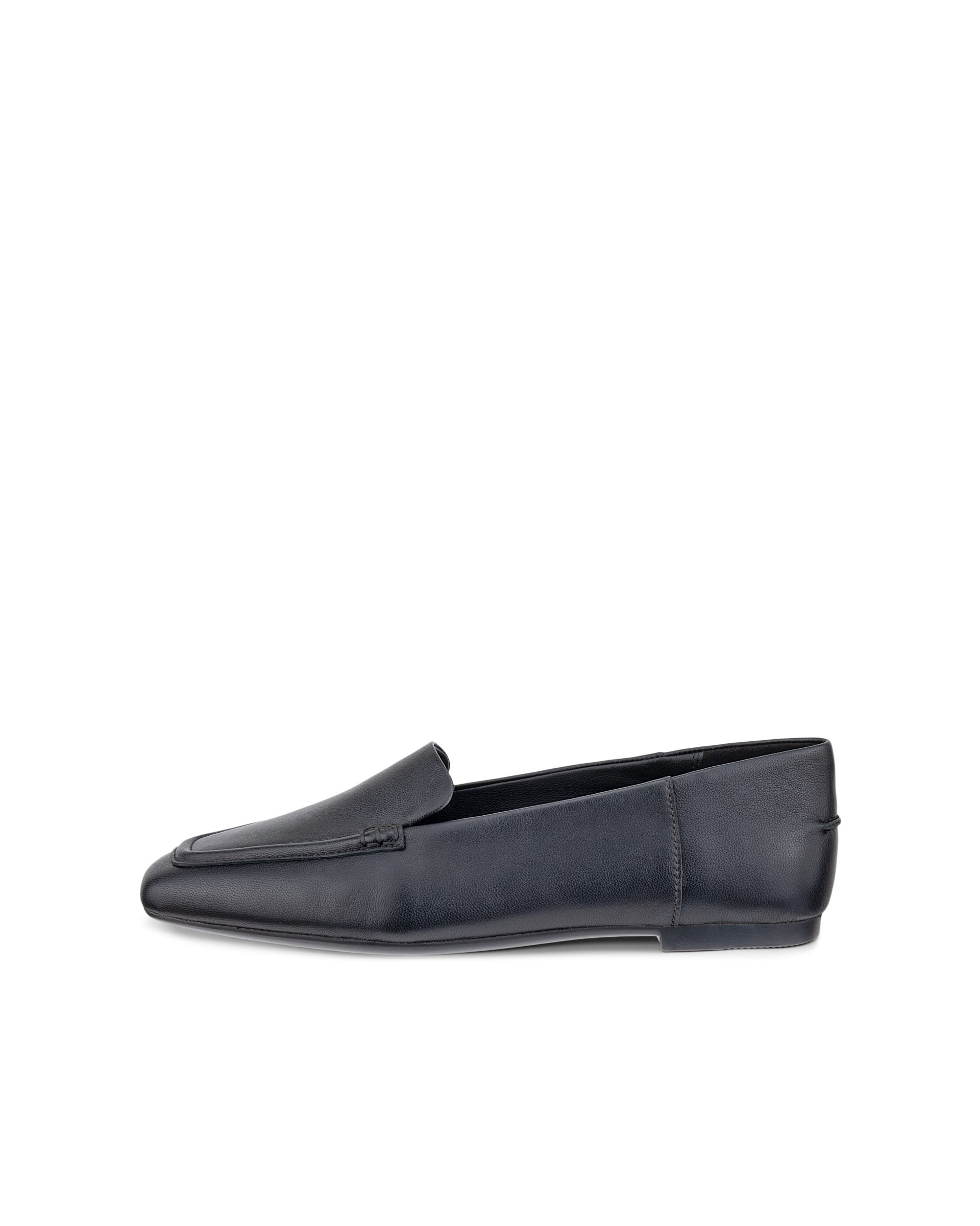 ECCO® MARGOT mocassins en cuir pour femme - Noir - Outside