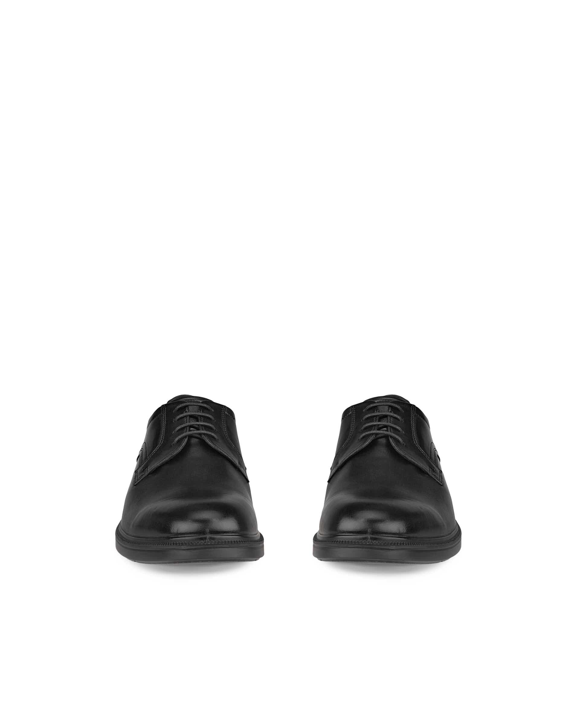 ECCO® Lisbon derbies cuir pour homme - Noir - Front pair