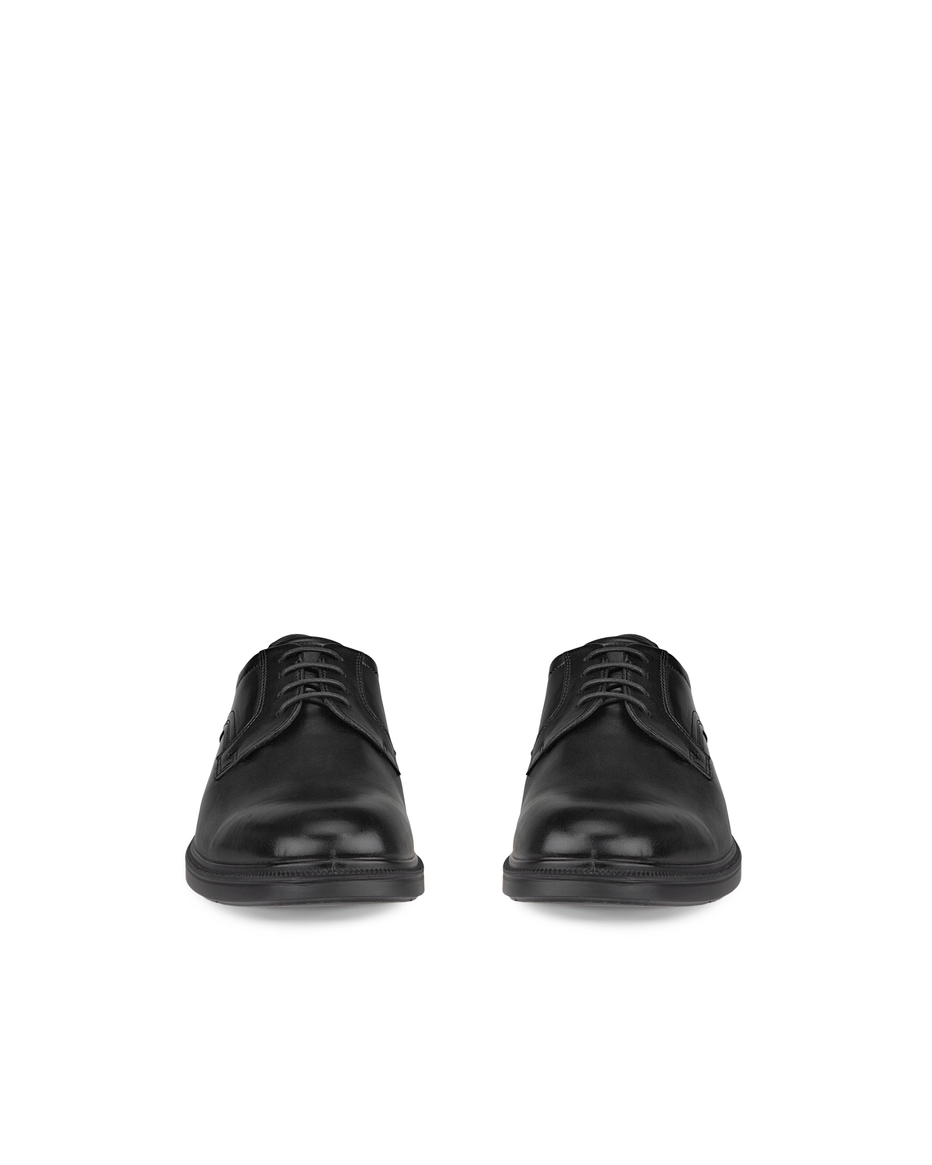 ECCO® Lisbon derbies cuir pour homme - Noir - Front pair