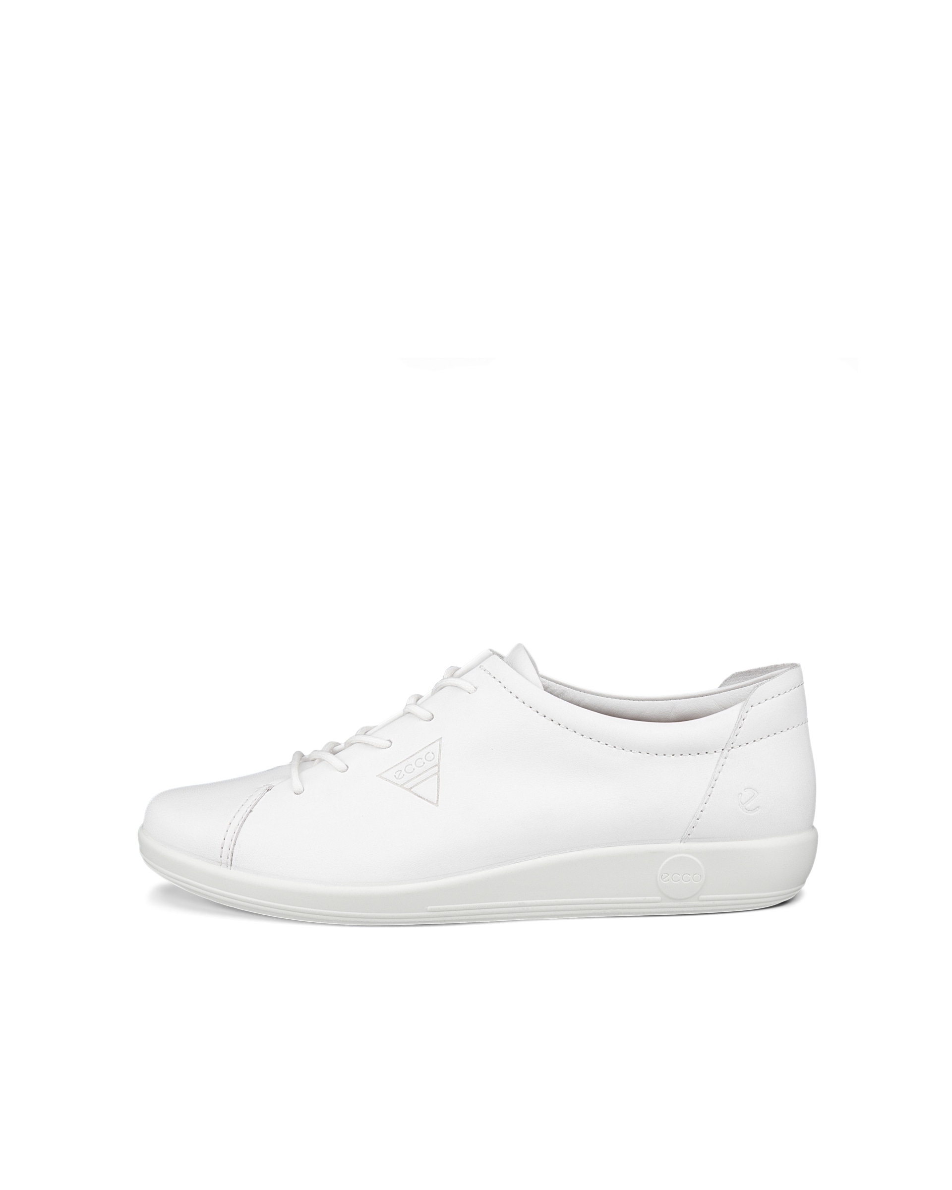 ECCO SOFT 2.0 WOMEN'S SHOE - White - Outside