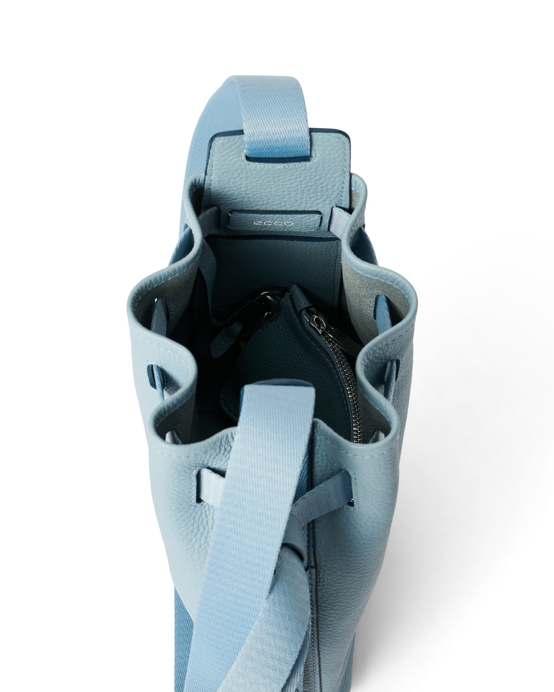 ECCO Sail Small レザーホーボーバッグ - ブルー - Inside