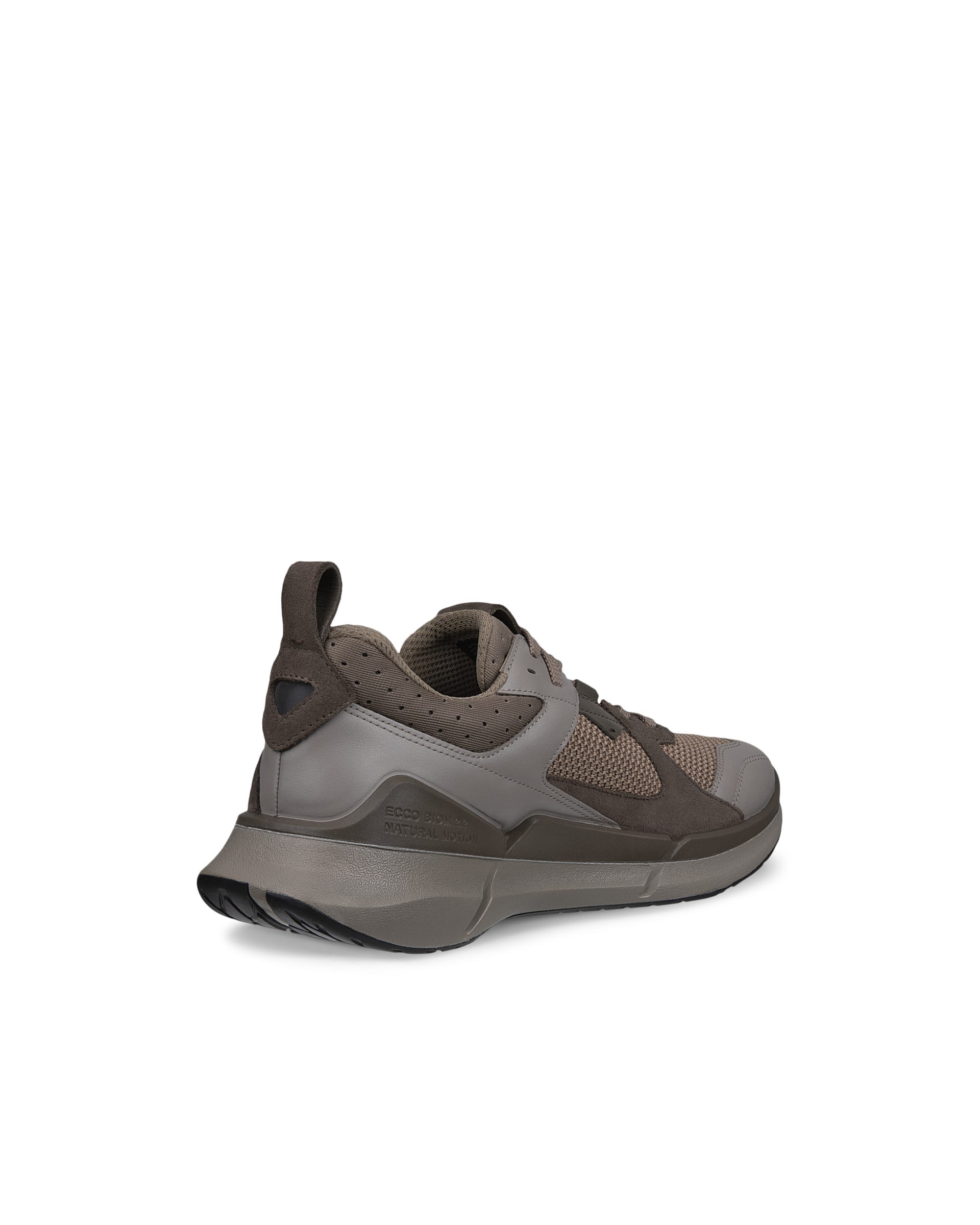 ECCO® BIOM 2.2 Herren Sneaker aus Leder & Textil - Braun - Back