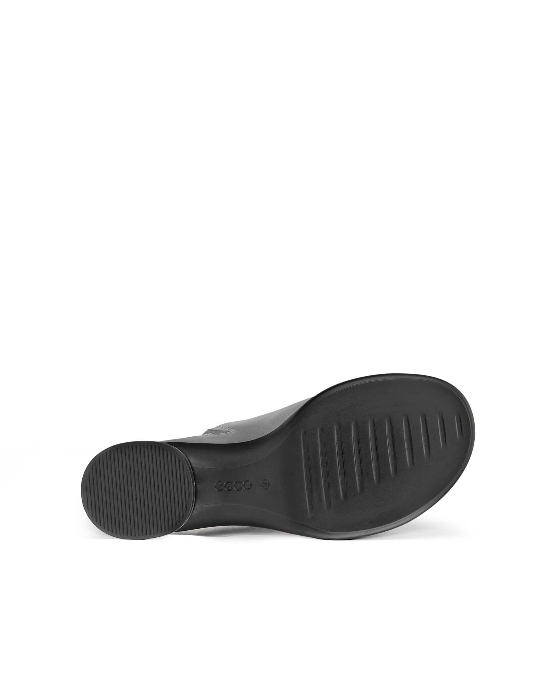 Dámské kožené nazouváky ECCO® Sculpted Sandal LX 35 - Metalická - Sole