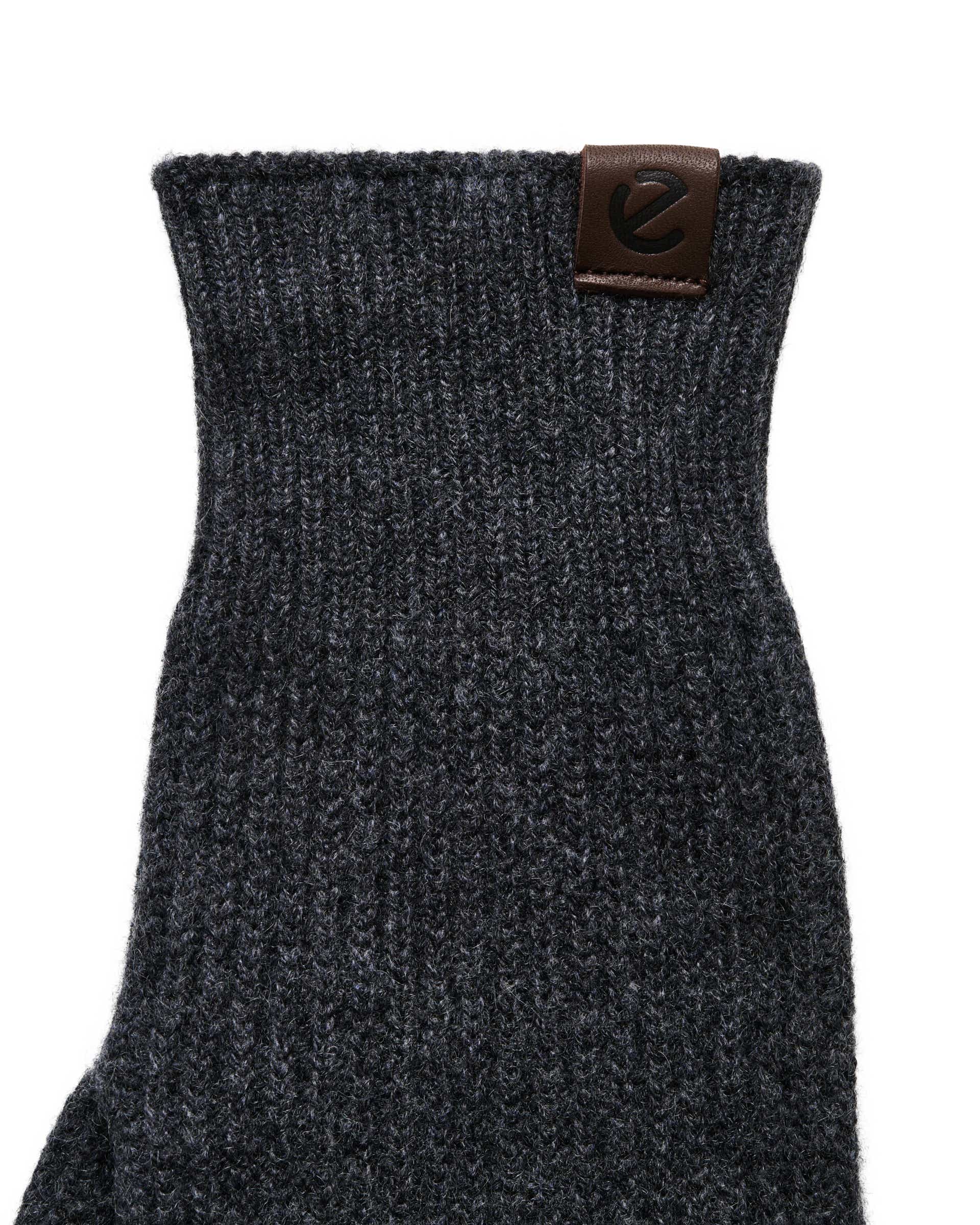 ECCO® Classic Herren Textilhandschuhe - Grau - Detail-1