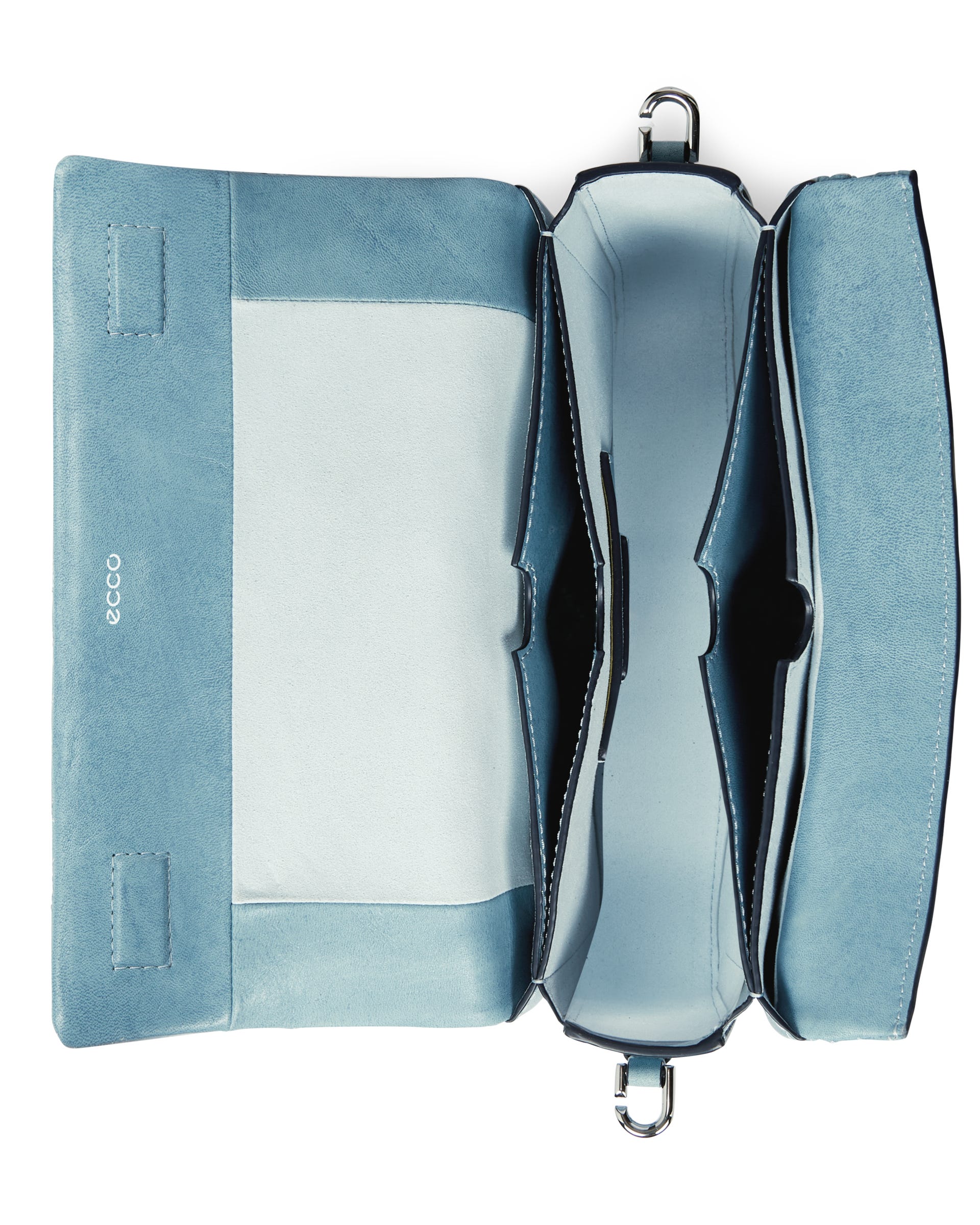 ECCO Pinch Large Quilted Wave Indigo レザークロスボディバッグ - ブルー - Birdeye