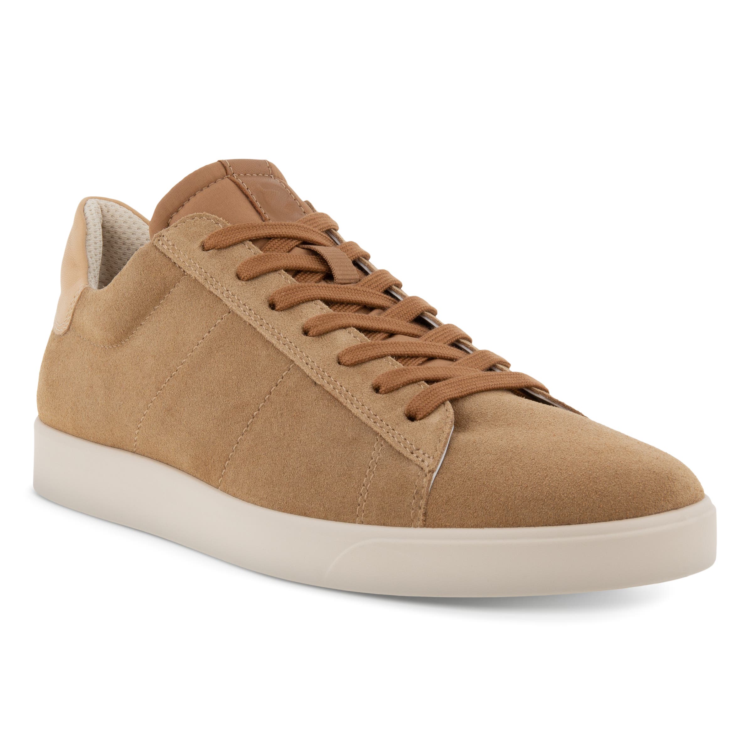 Men's ECCO® Street Lite Suede Sneaker - Brown - Main