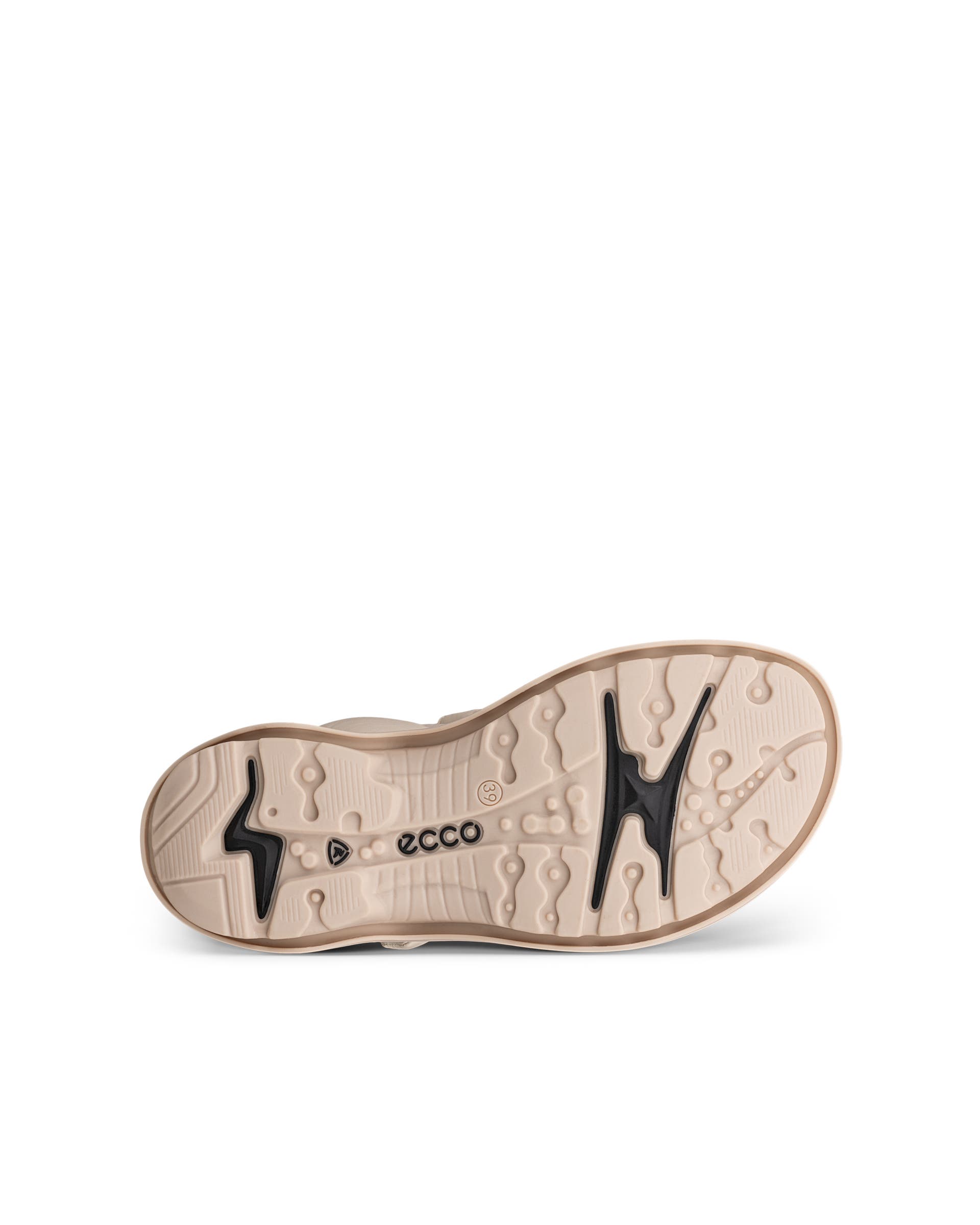 ECCO Offroad ウィメンズ レザーウォーキングサンダル - ベージュ - Sole
