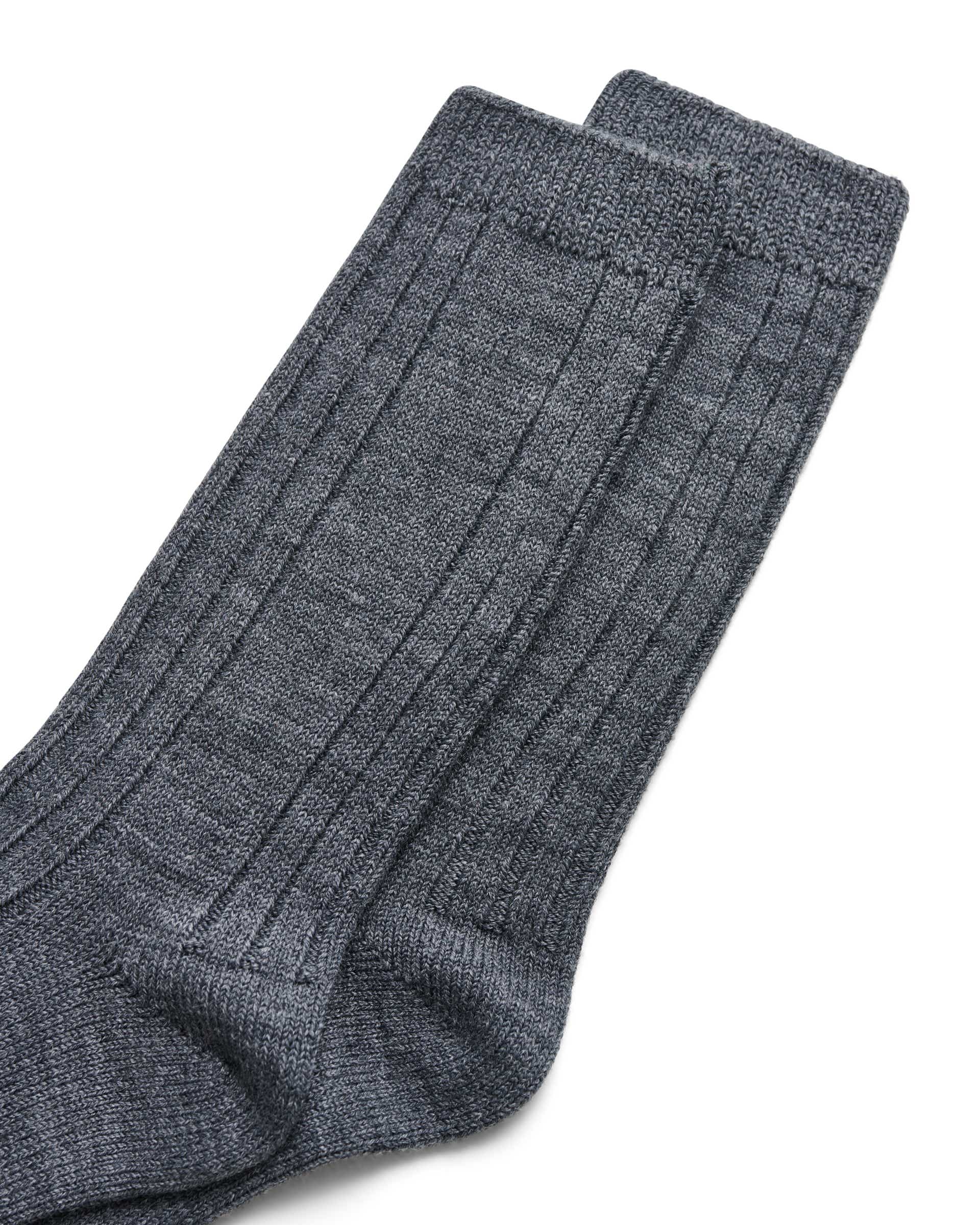 ECCO® chaussettes mi-hautes côtelées unisex - Gris - Detail-1