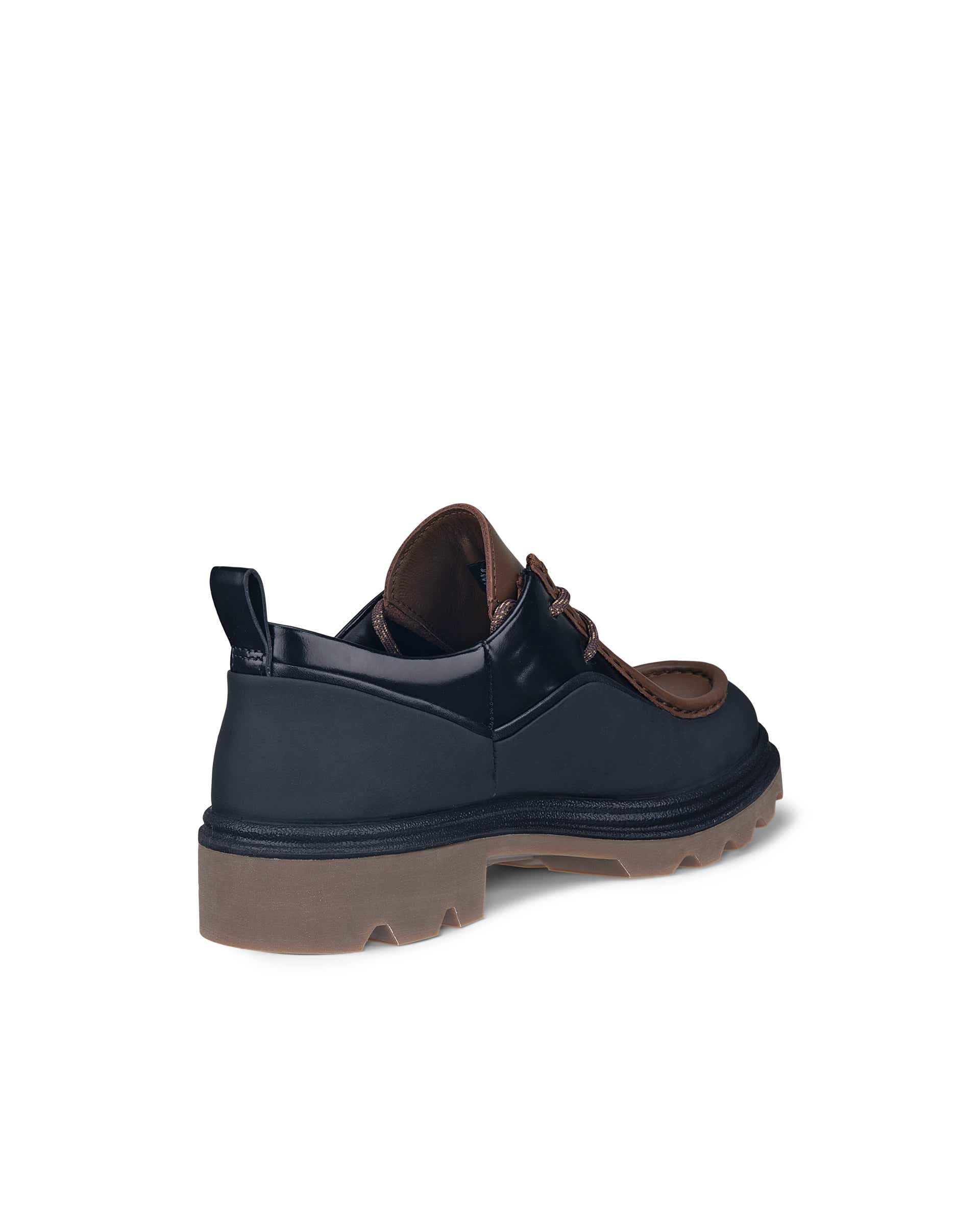 ECCO GRAINER WOMEN ウィメンズ レザーシューズ - ブラック - Back