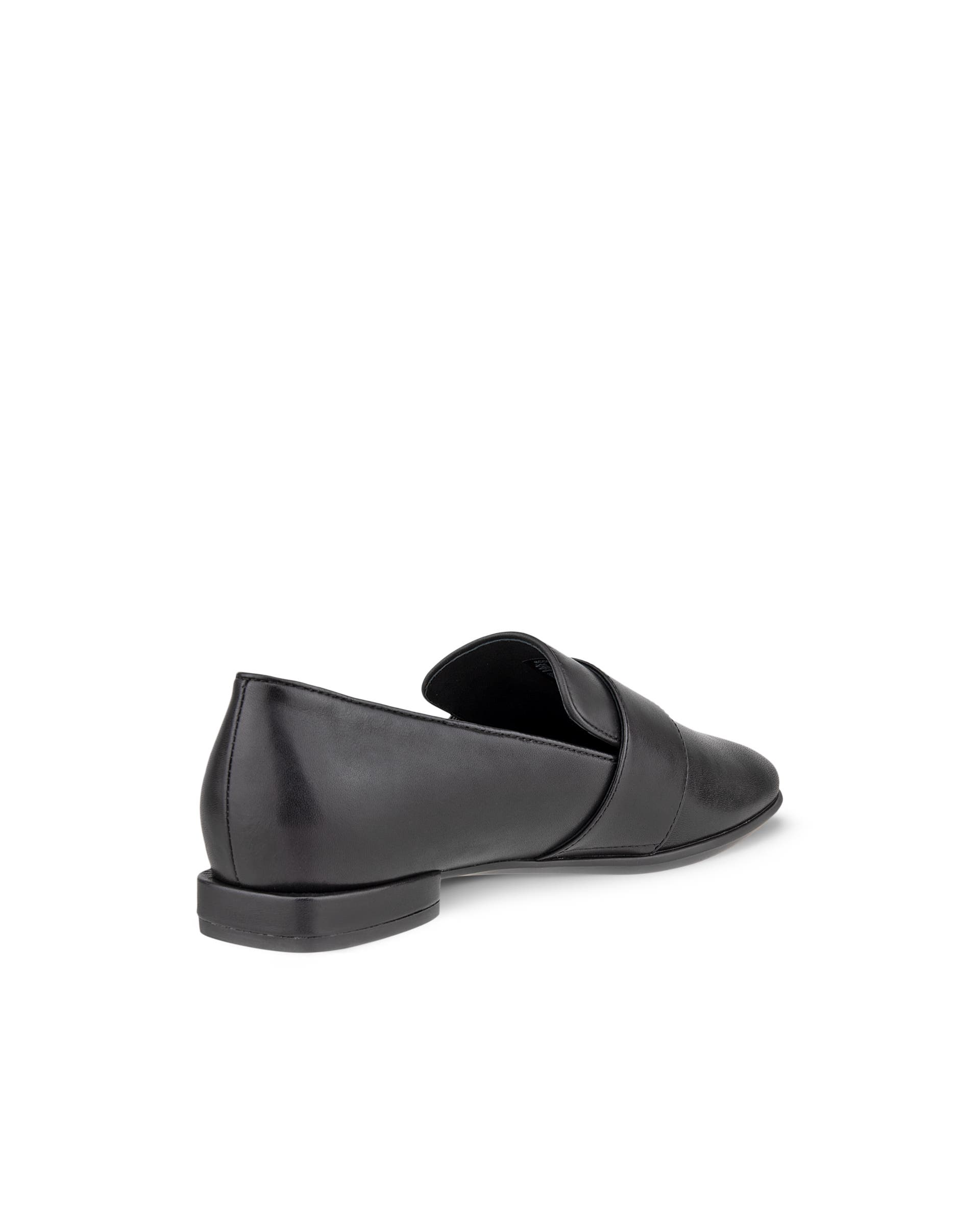 Mocassins couro mulher ECCO® Anine Squared - Preto - Back