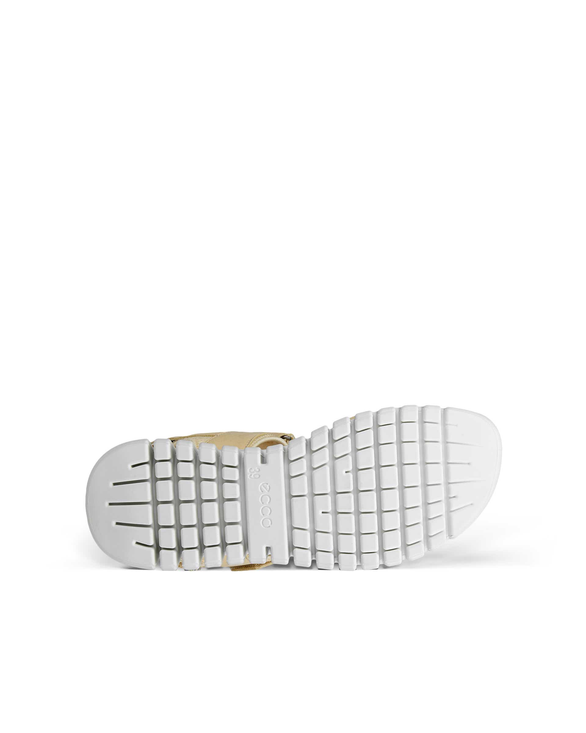 ECCO Gruuv ウィメンズ ヌバックヒールサンダル - イエロー - Sole
