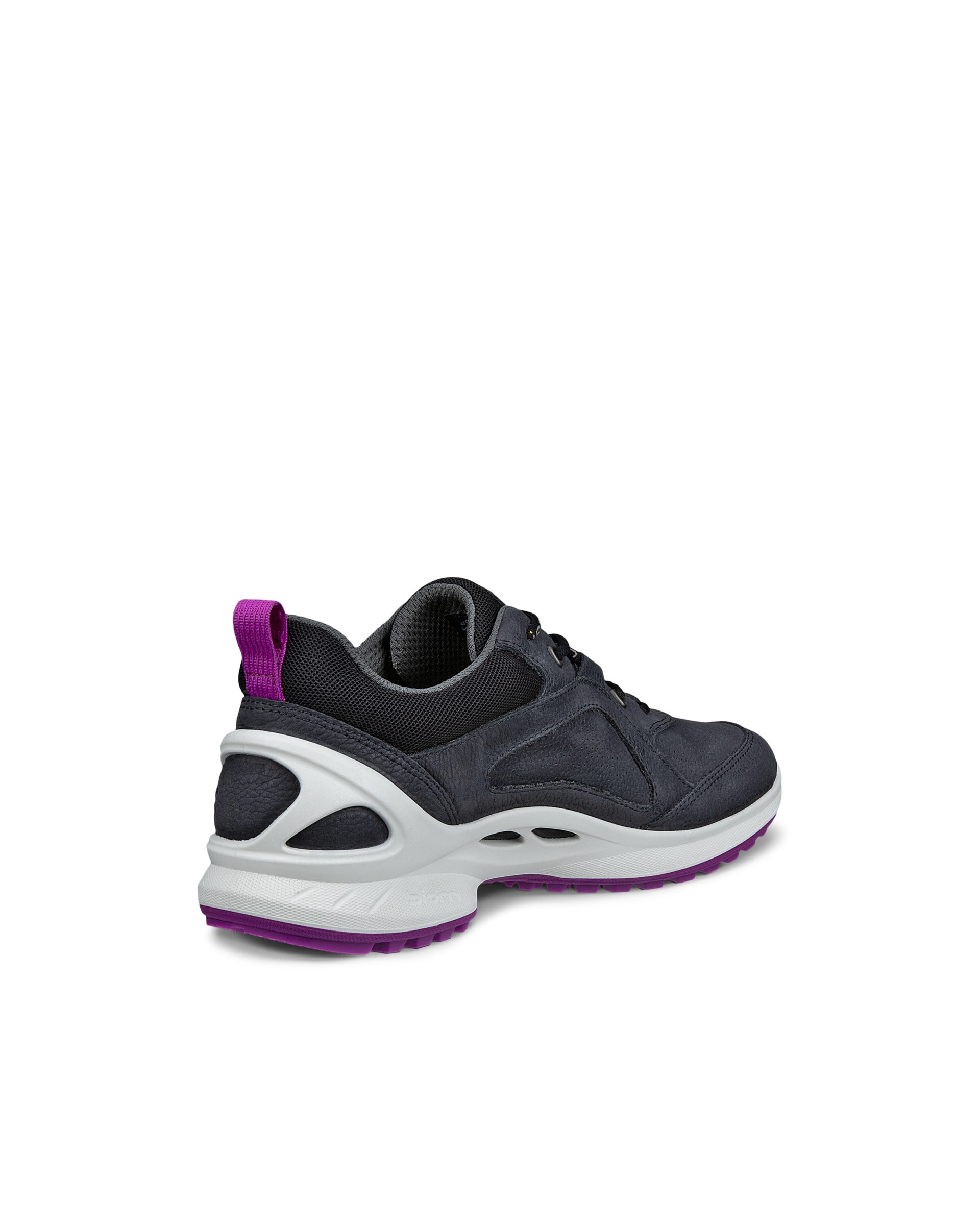 Women's ECCO® Biom Energi Nubuck Outdoor Sneaker - Black - Back