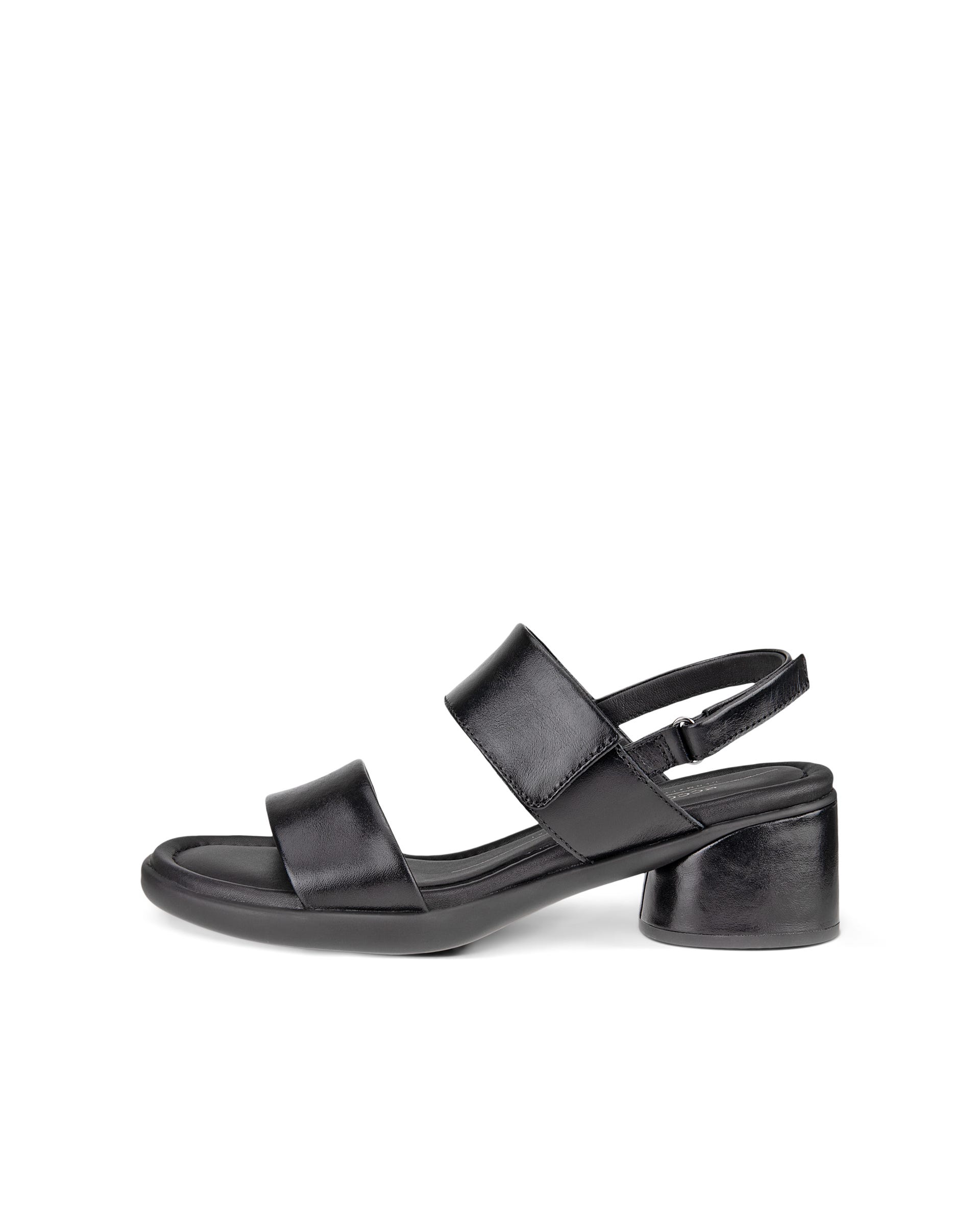 Women's ECCO® Sculpted LX 35 Leather Heeled Sandal - Black - Outside